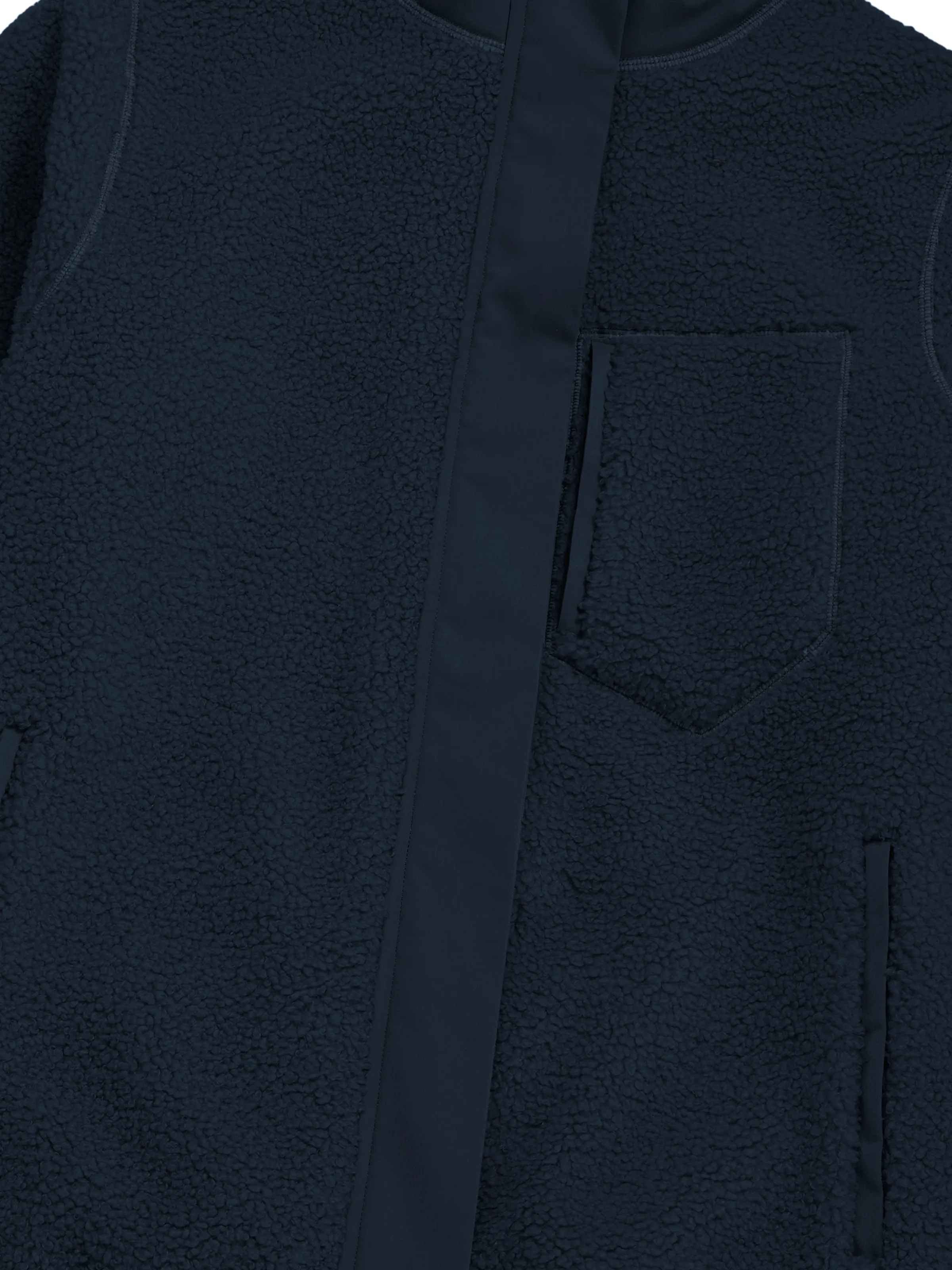 Agnes Fleece Jacket - Navy - Image 4