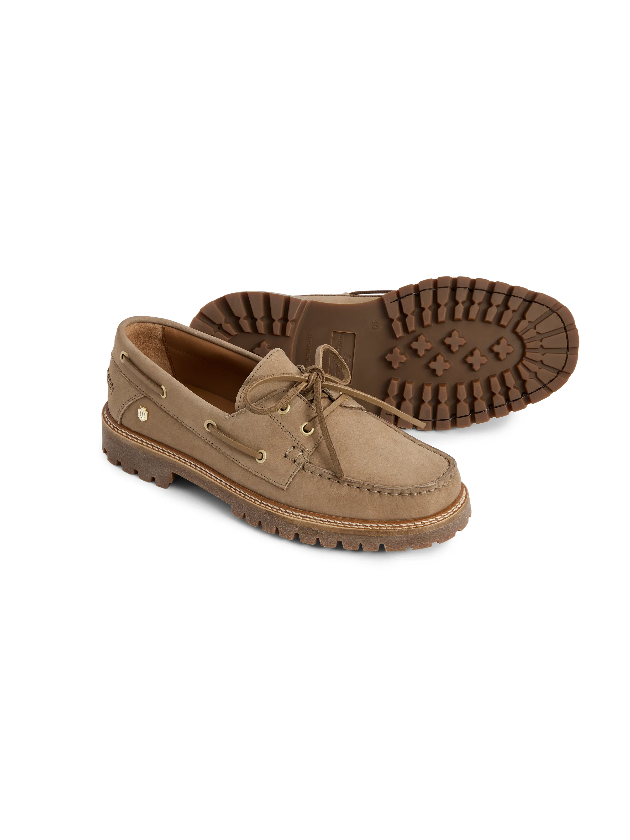 Aldeburgh Deck Shoe - Fawn Nubuck - Image 5