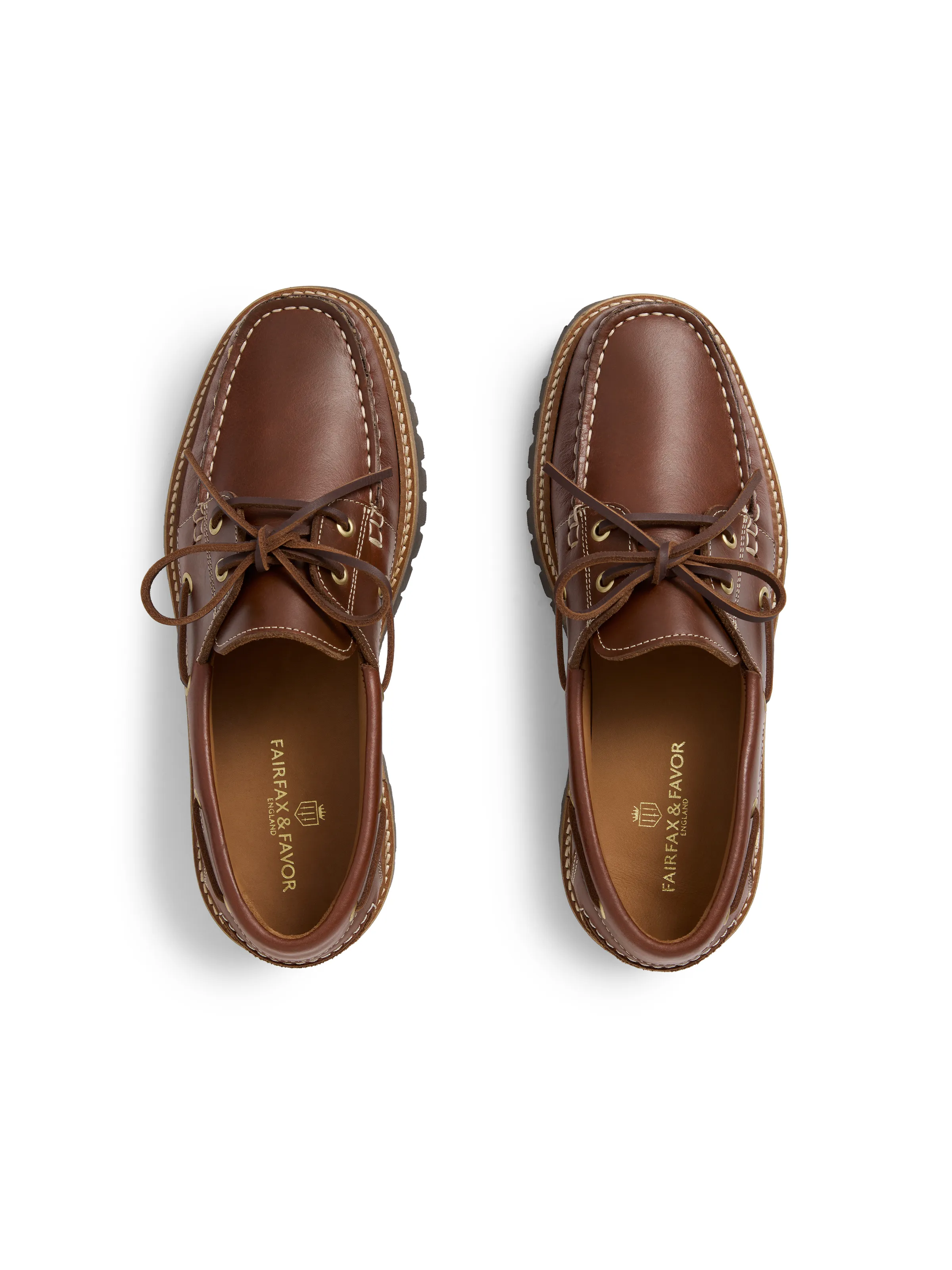Aldeburgh Deck Shoe - Tan Leather - Image 4