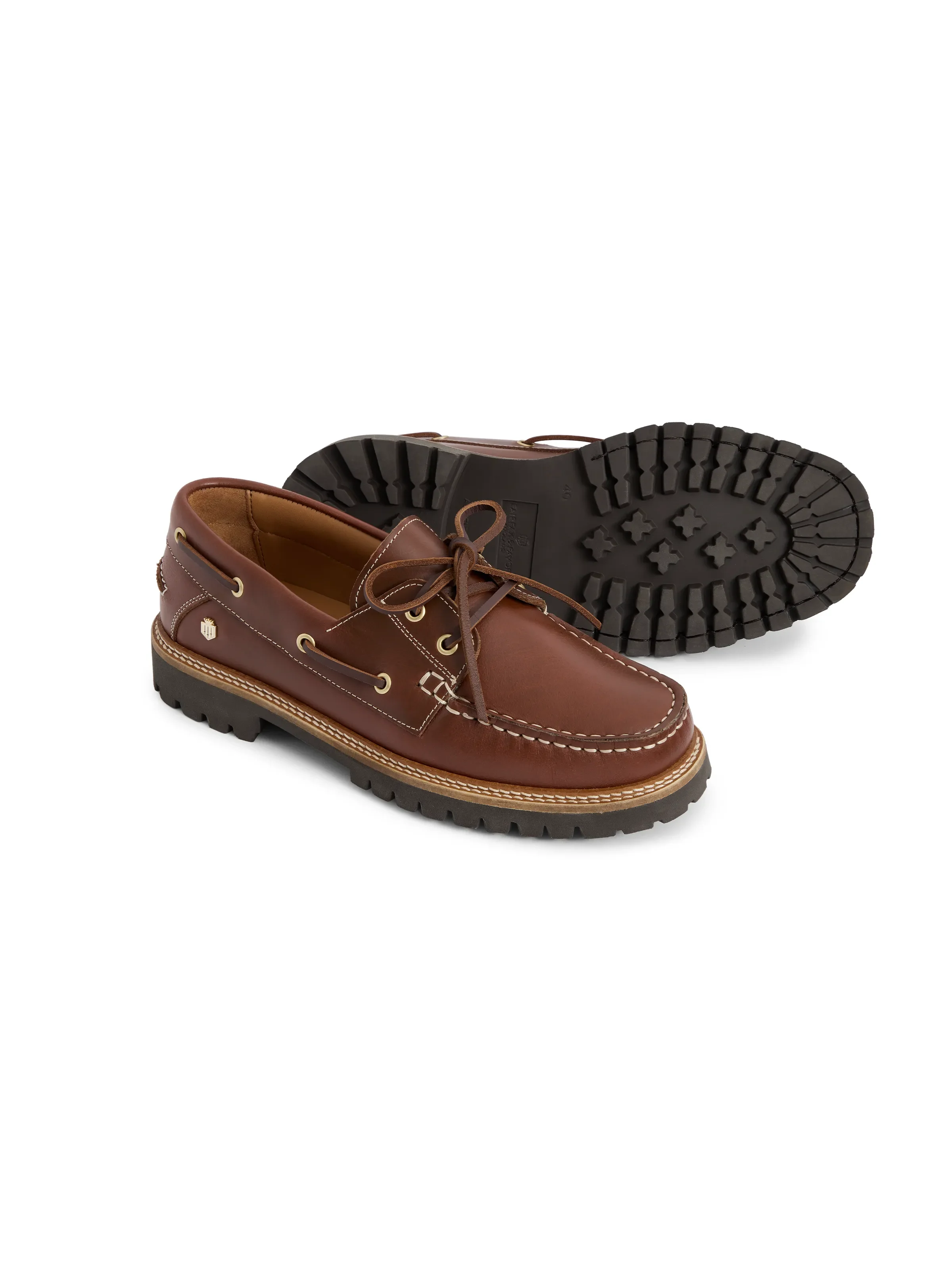 Aldeburgh Deck Shoe - Tan Leather - Image 5
