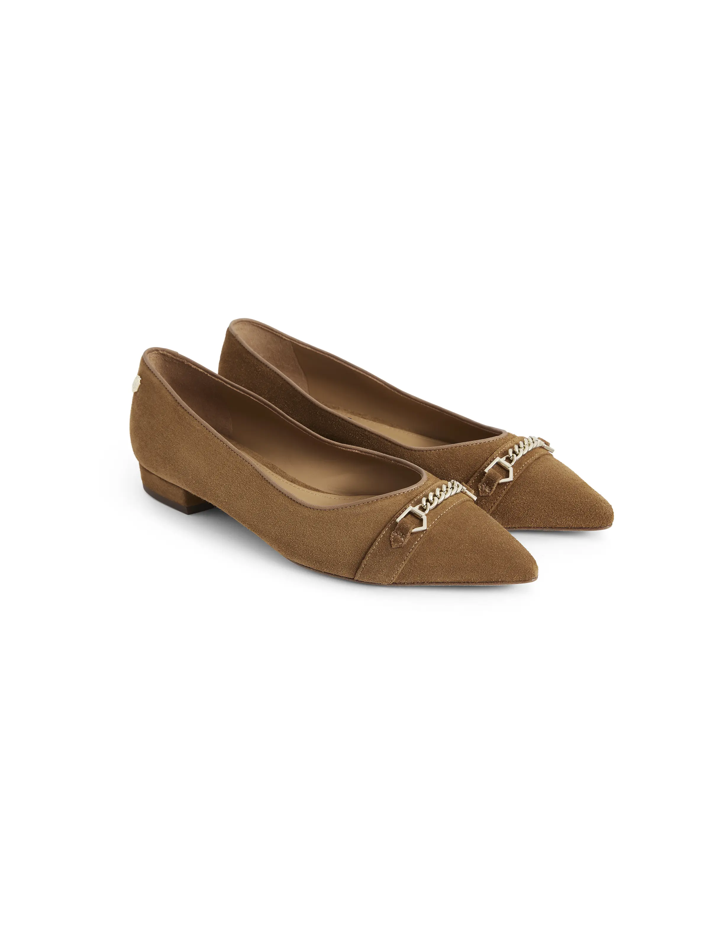 Apsley Ballet Pump - Tan Suede - Image 3