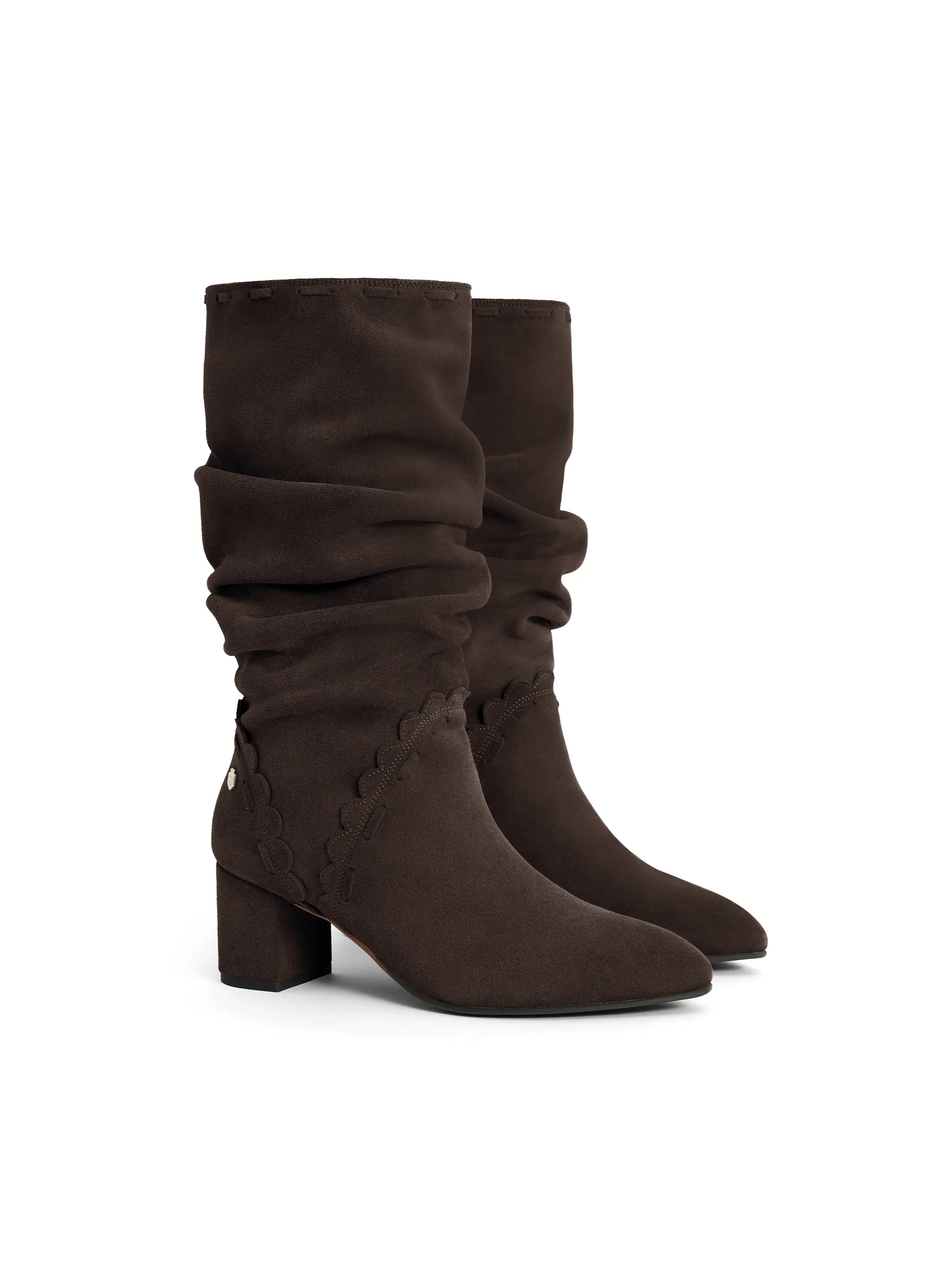 Bakewell Slouch Boot - Chocolate - Image 3