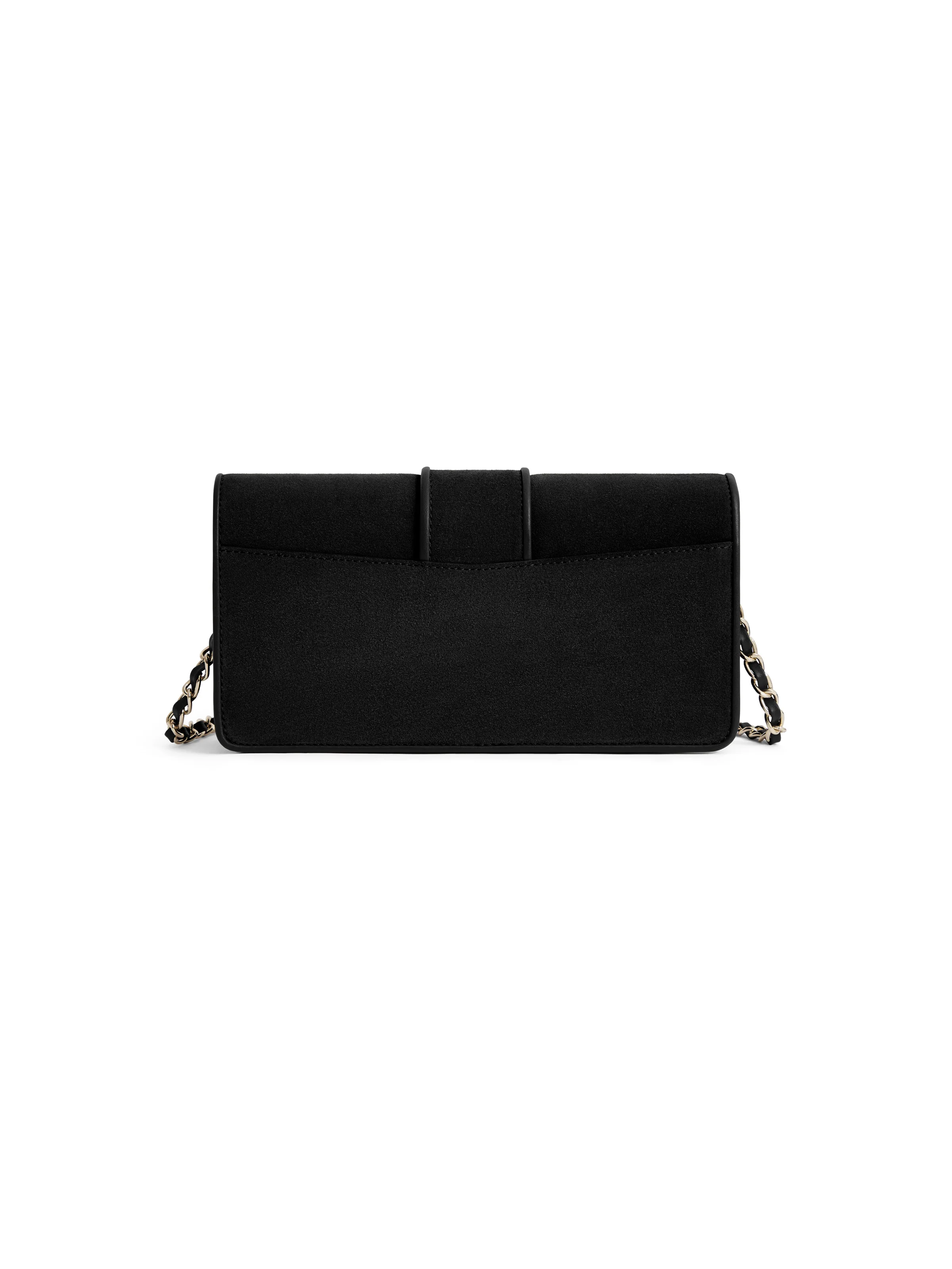 Belmont Clutch - Black Suede - Image 2