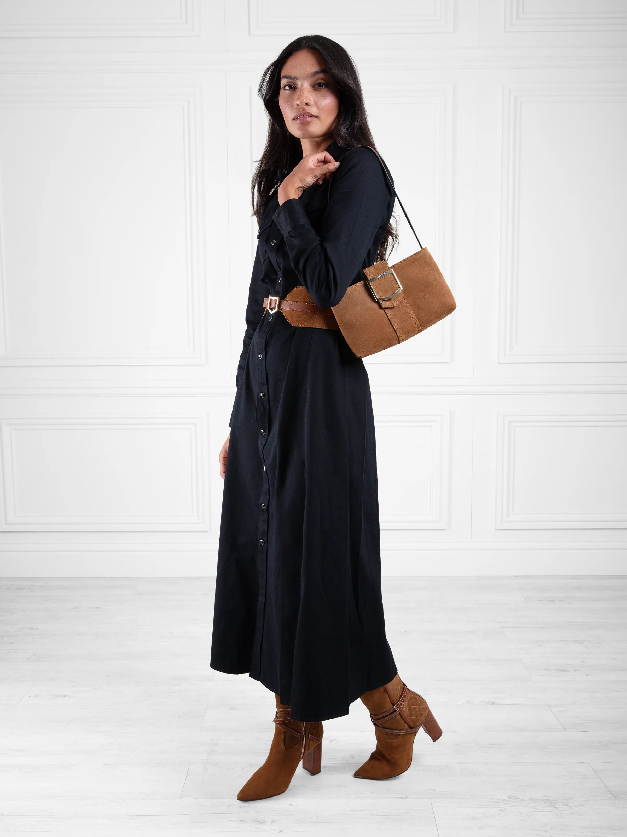 Belmont Shoulder Bag - Tan - Image 6