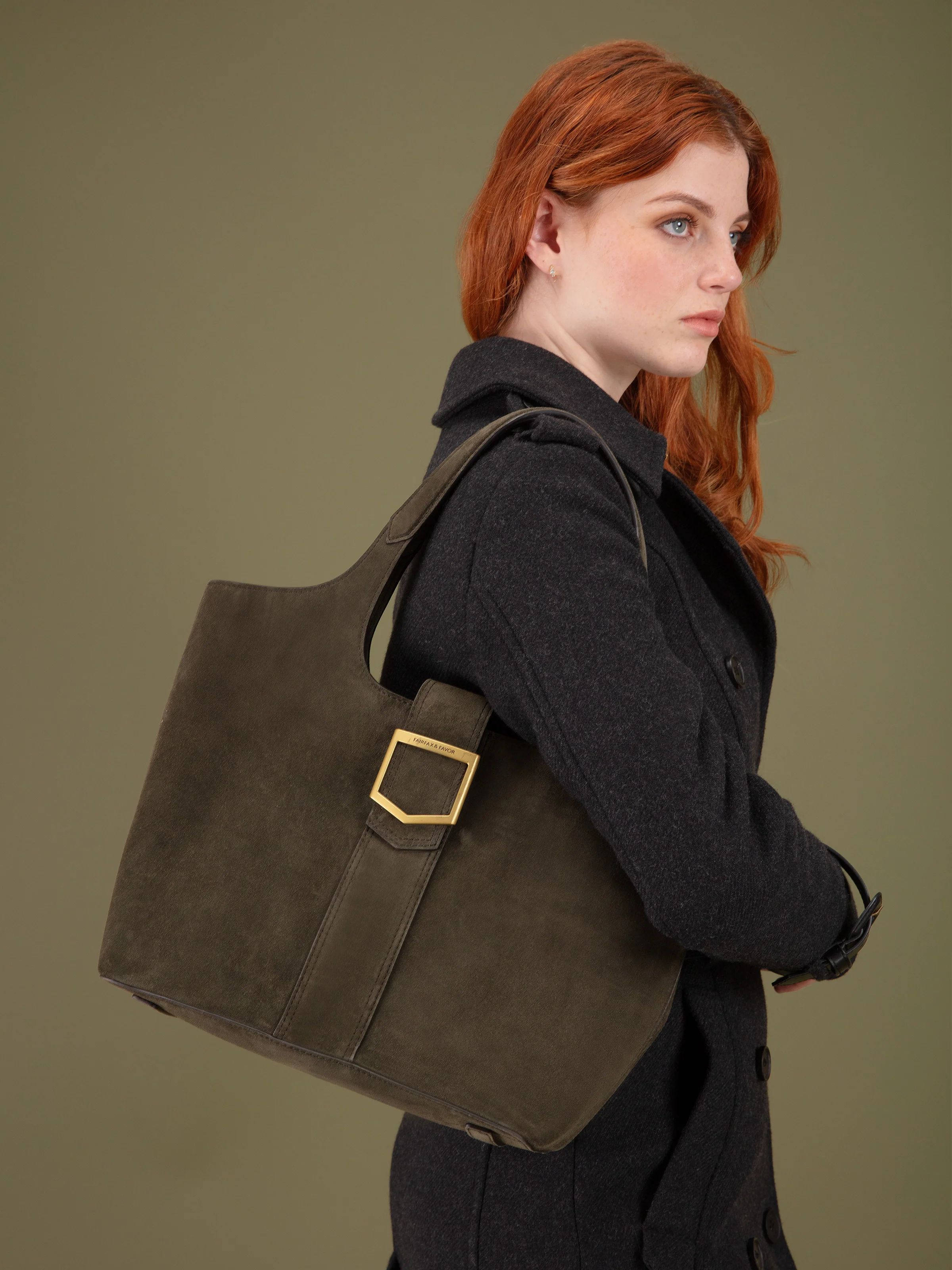 Belmont Tote - Moss Green - Image 2
