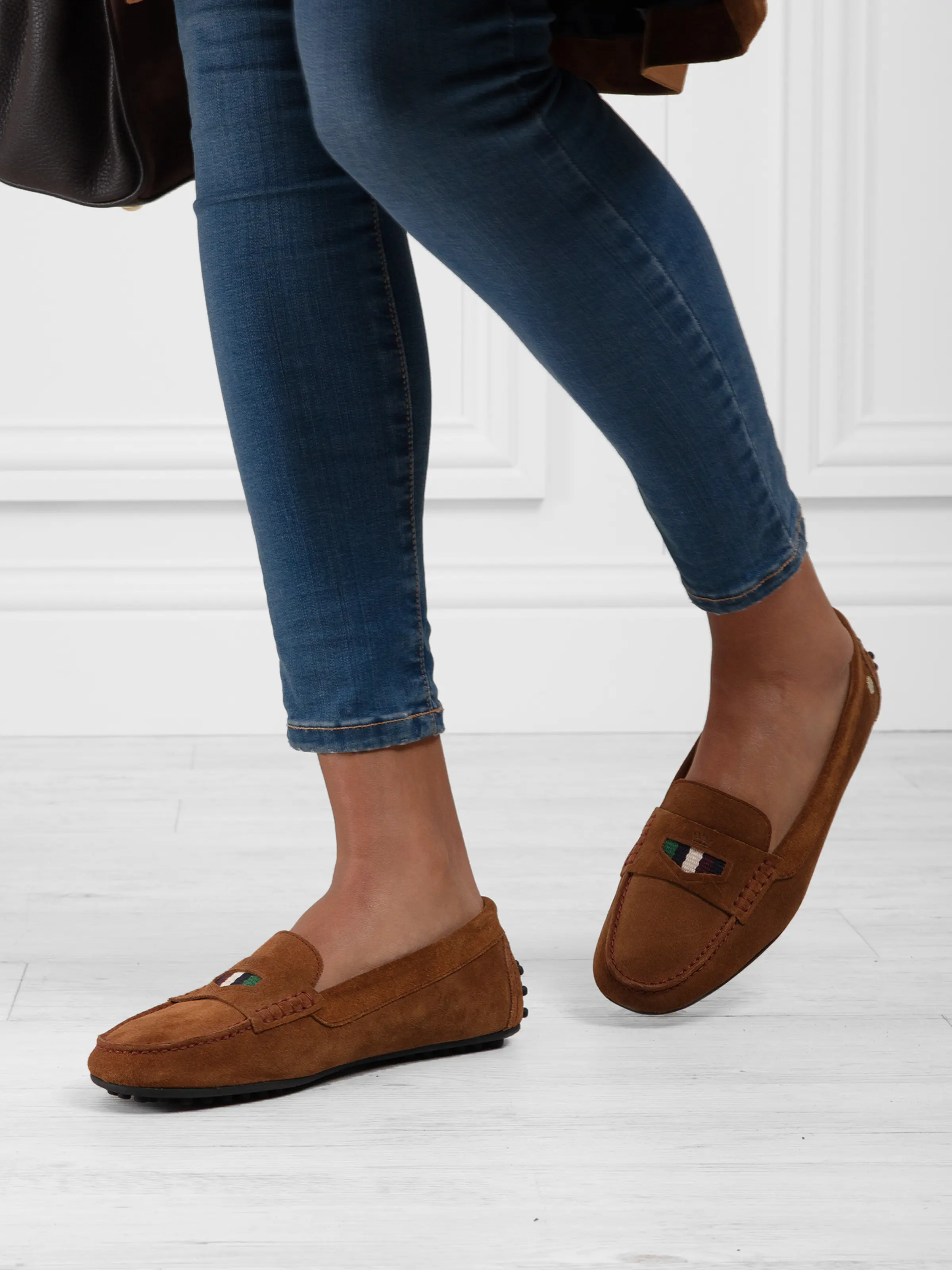 Boston Driver - Tan Suede - Image 2