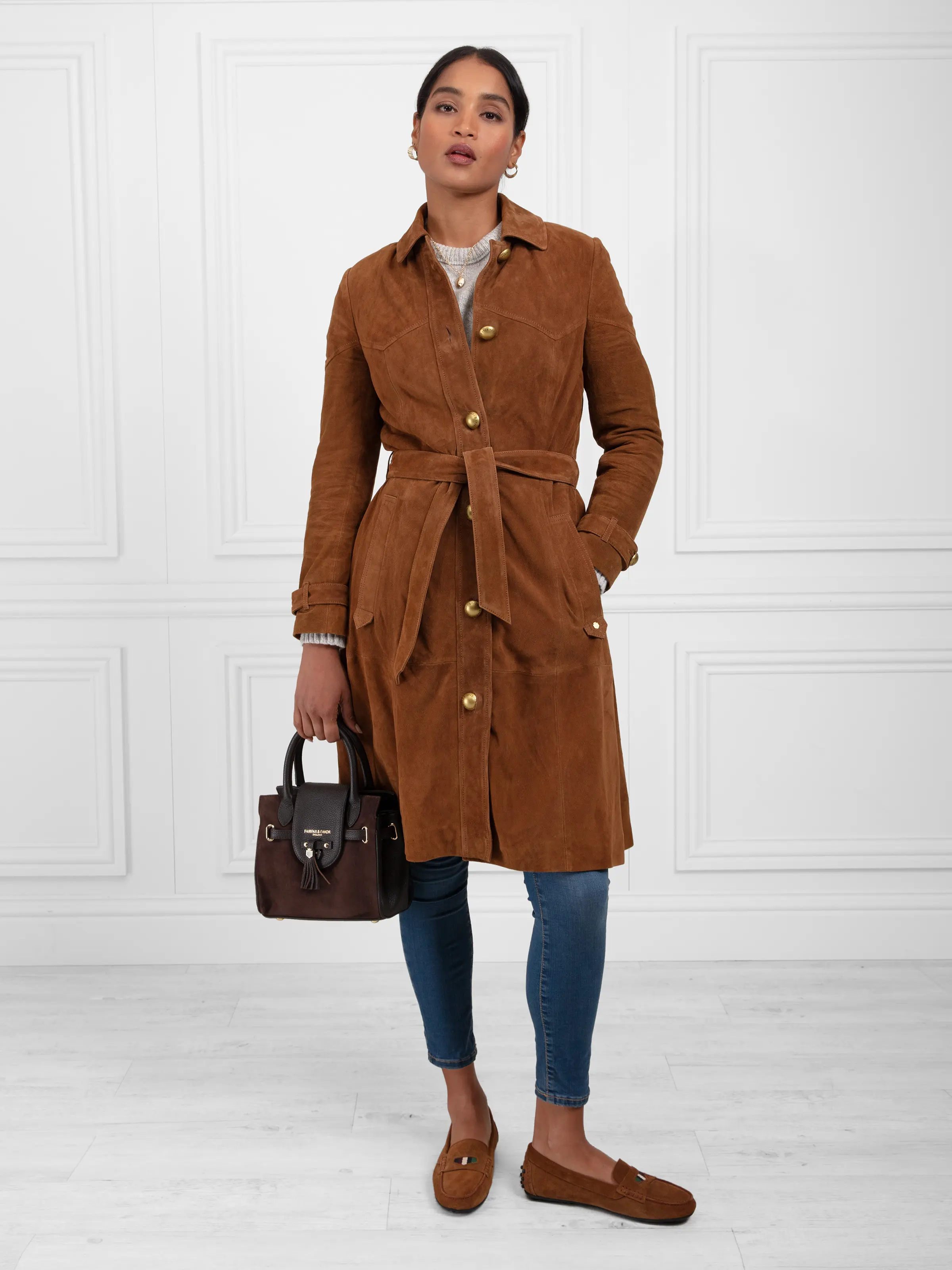 Boston Driver - Tan Suede - Image 6