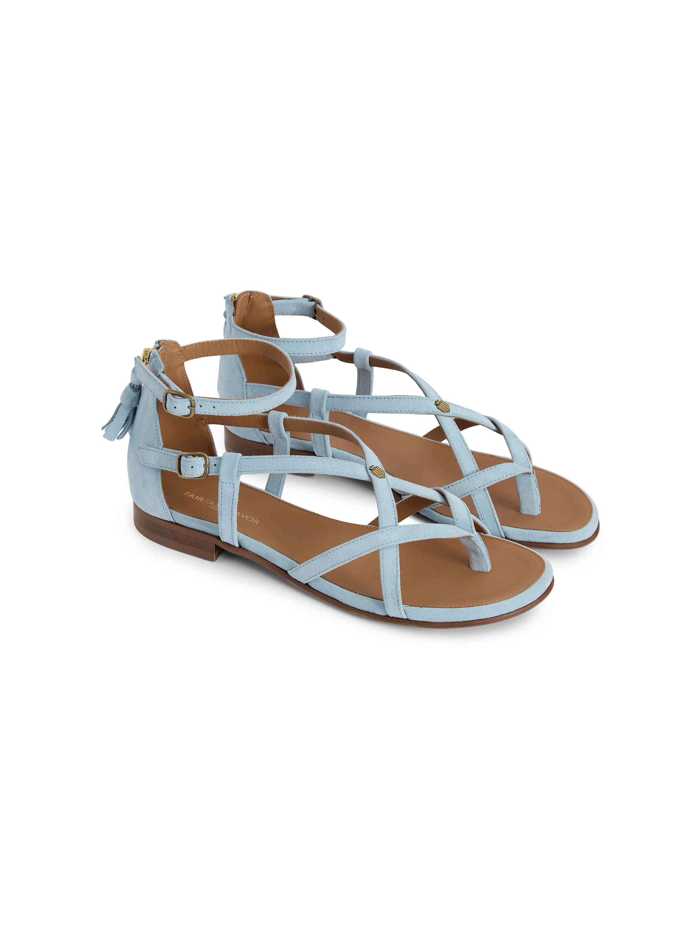 Brancaster - Sky Blue Suede - Image 3