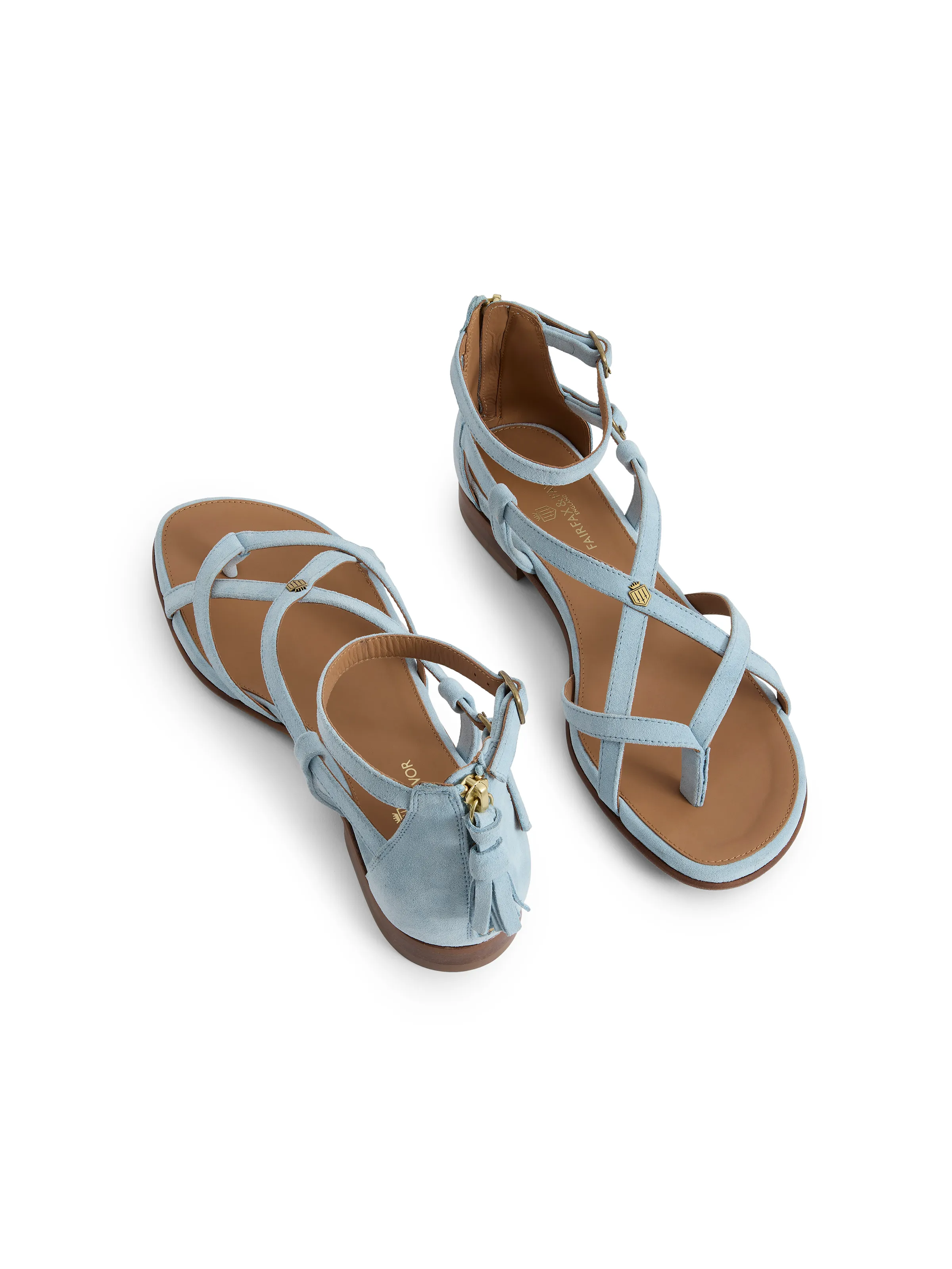 Brancaster - Sky Blue Suede - Image 5