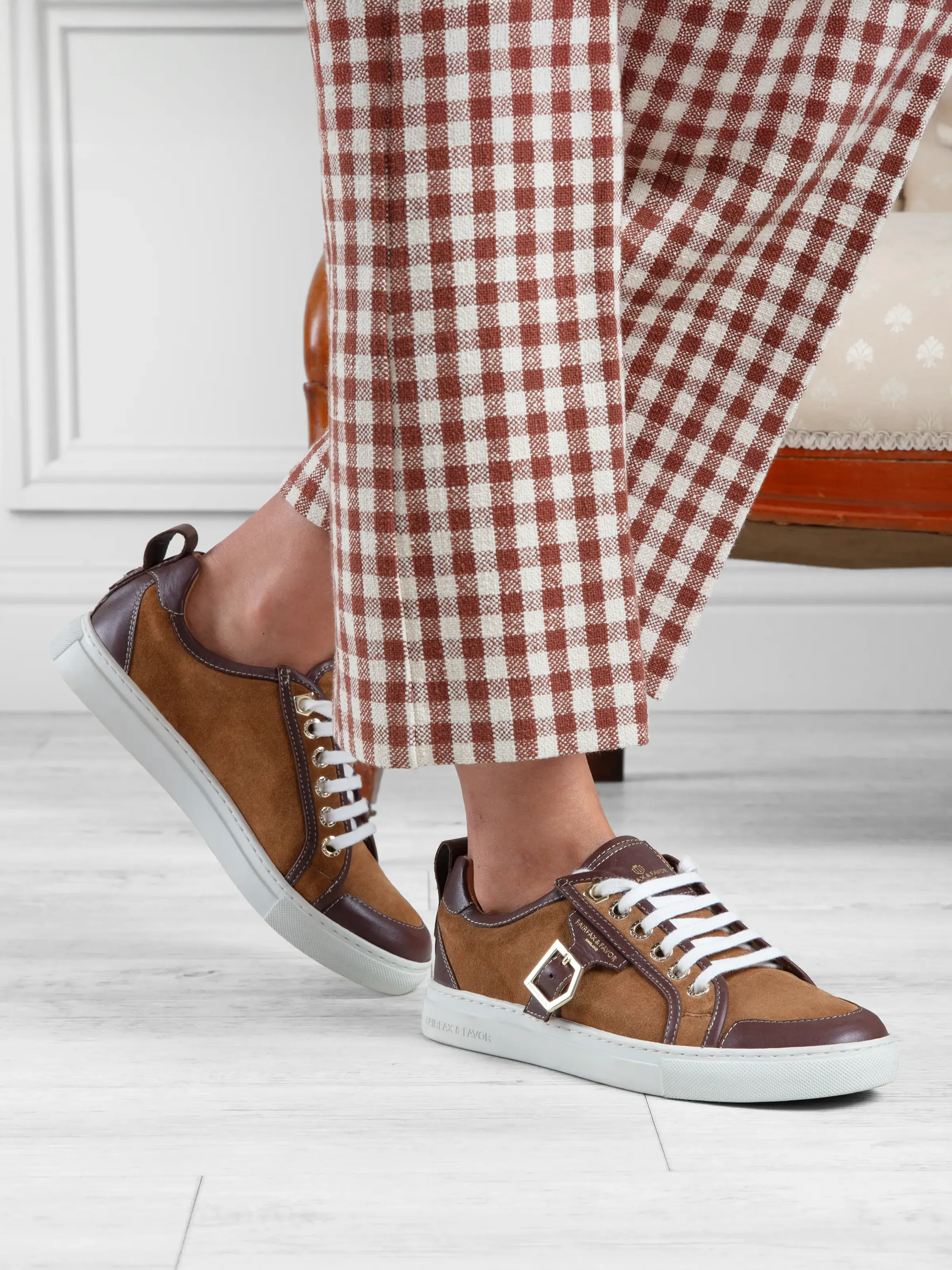Brooke Trainer - Tan Suede - Image 2