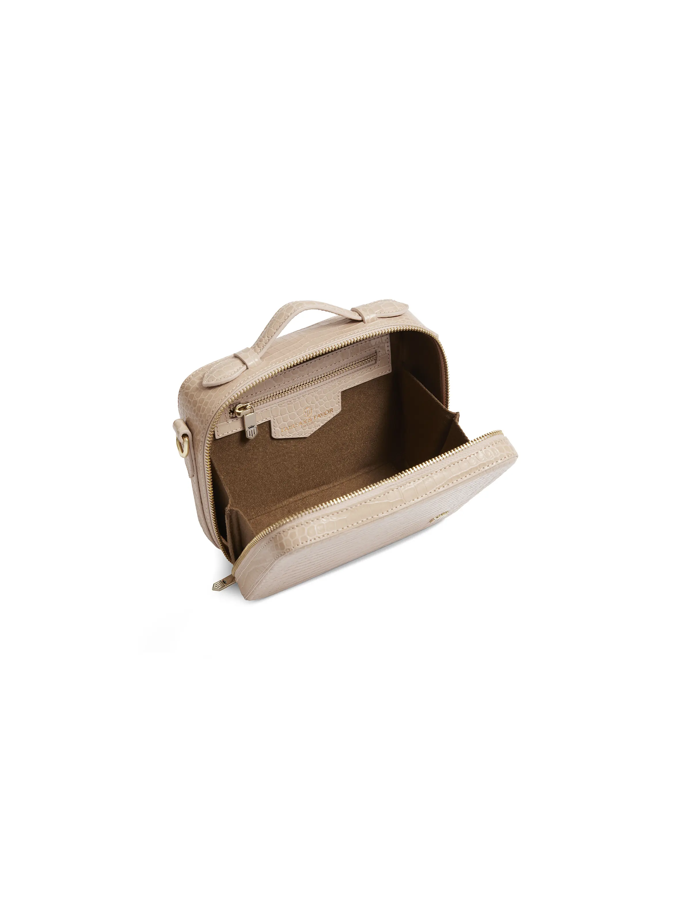 Buckingham - Blush Croc Print Leather - Image 3