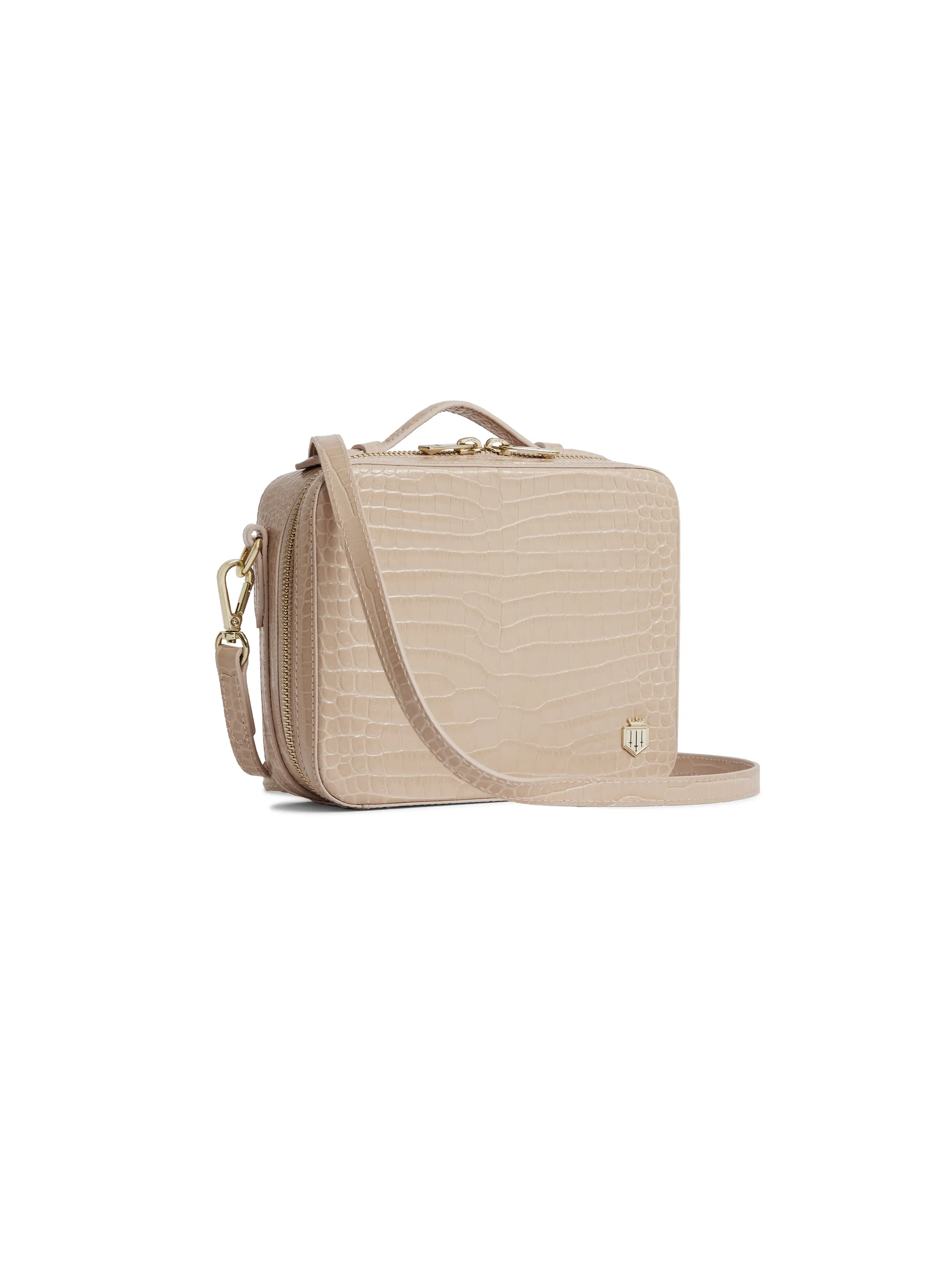 Buckingham - Blush Croc Print Leather - Image 4