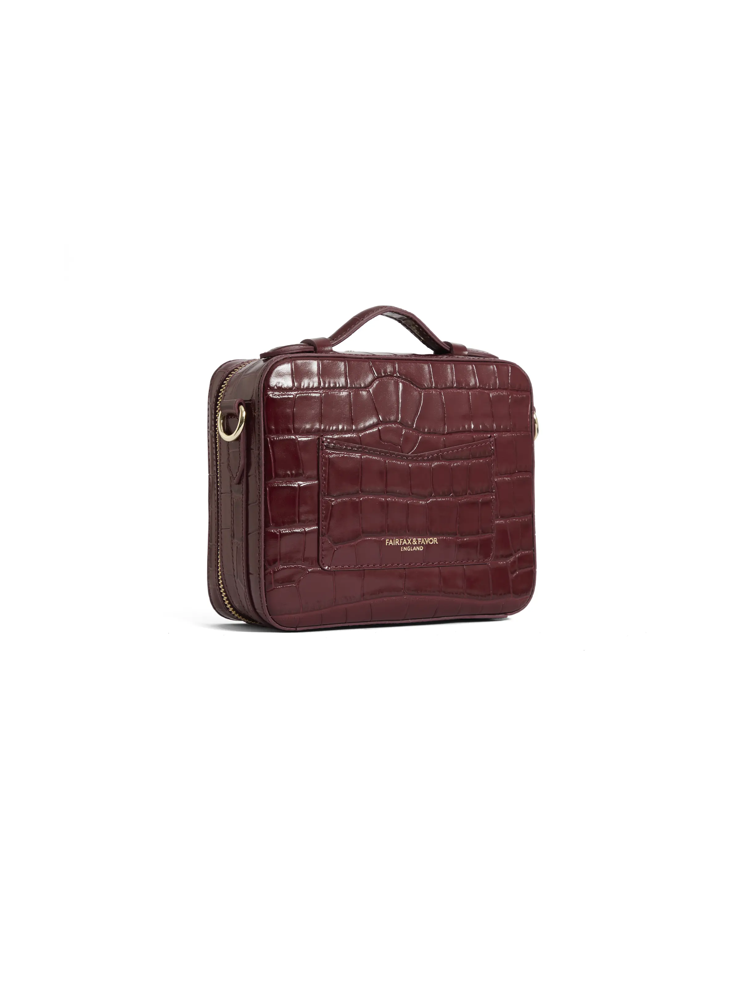 Buckingham - Ruby Croc Print Leather (Limited Edition) - Image 3