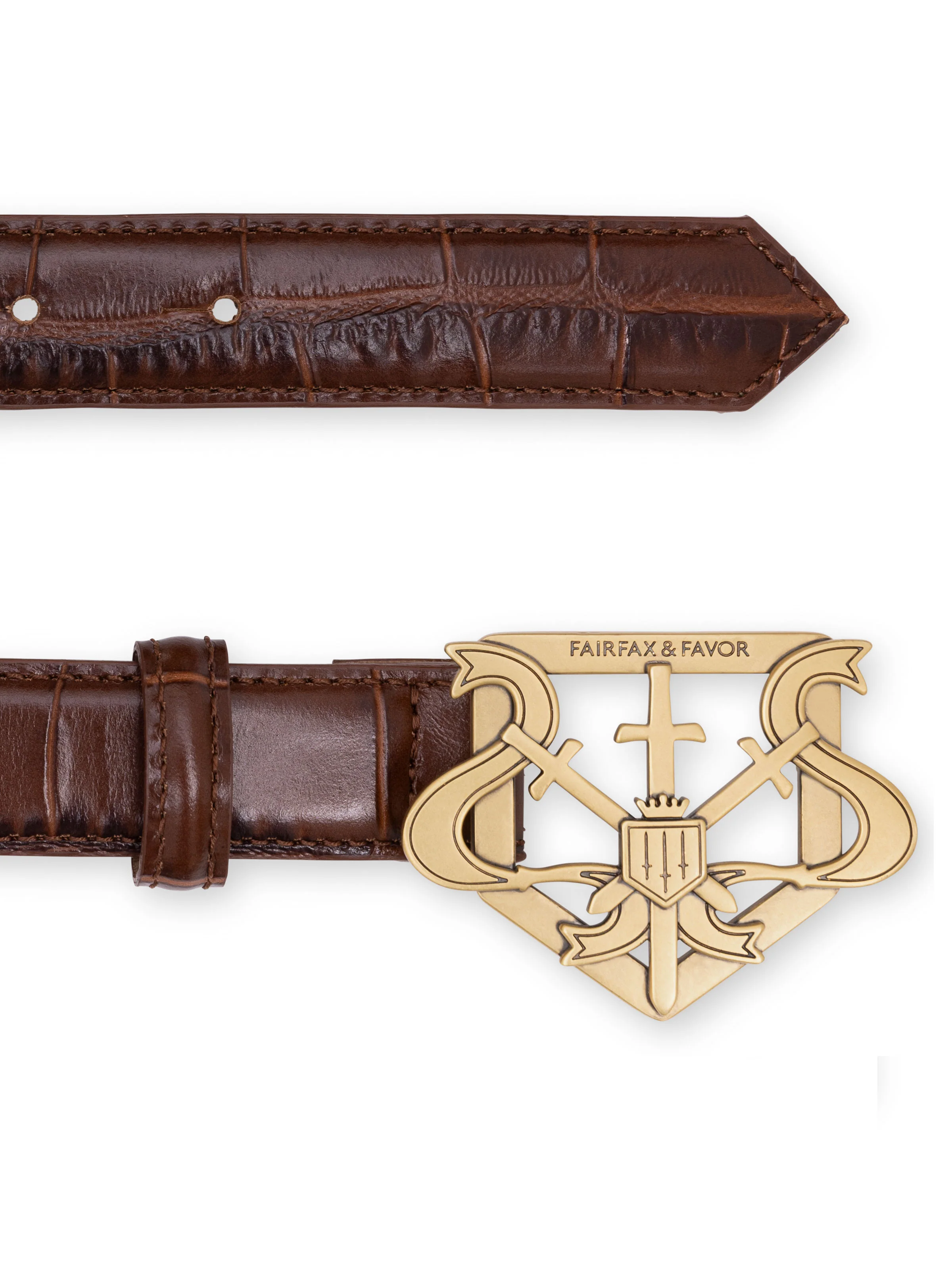 Clarence Belt - Conker Leather - Image 3