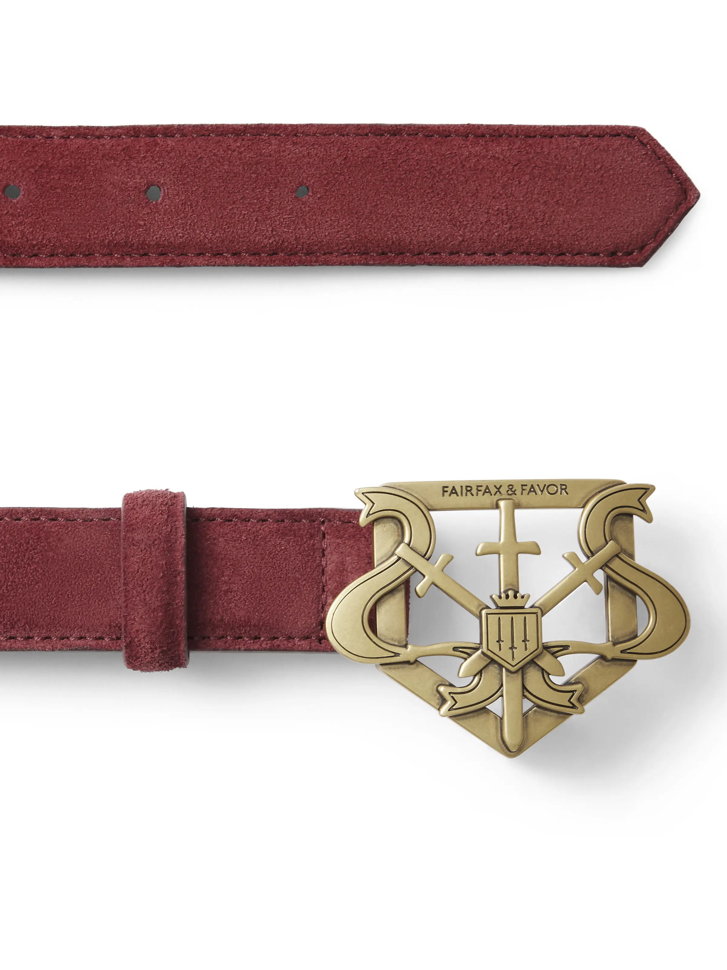 Clarence Belt - Ruby Suede - Image 2
