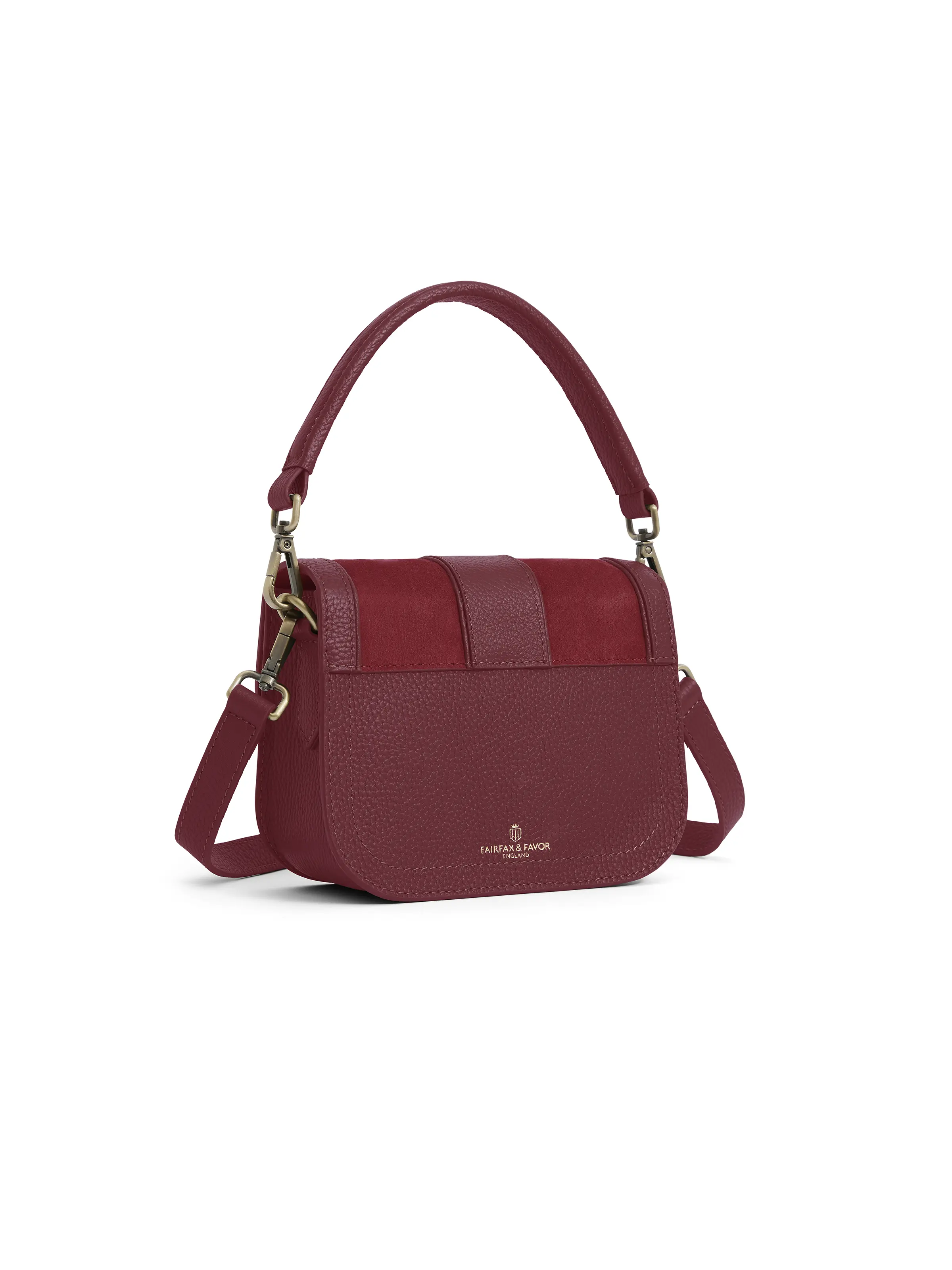 Clarence Handbag - Ruby Suede - Image 3