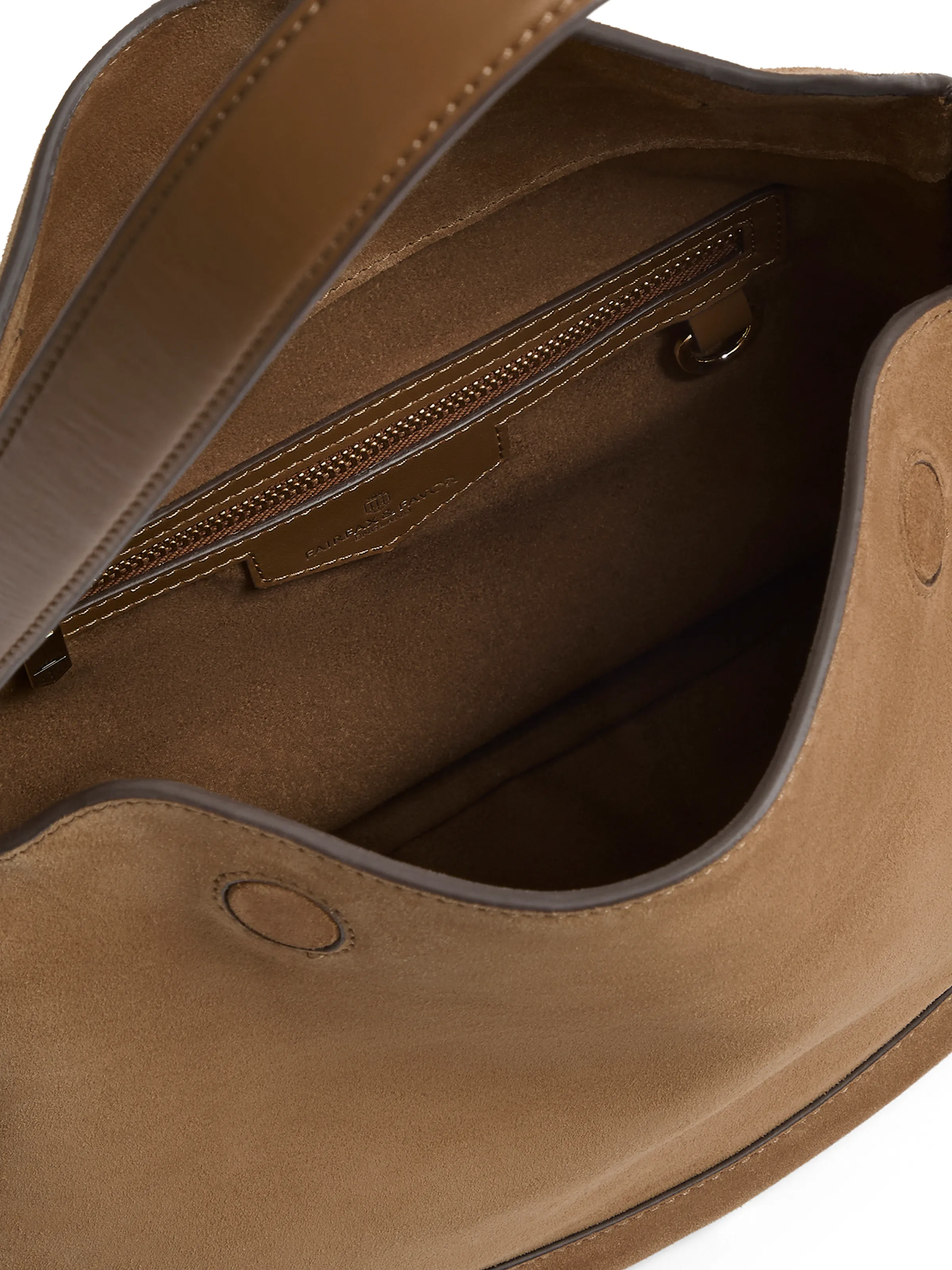 Dartmoor Hobo Bag - Tan Suede - Image 4