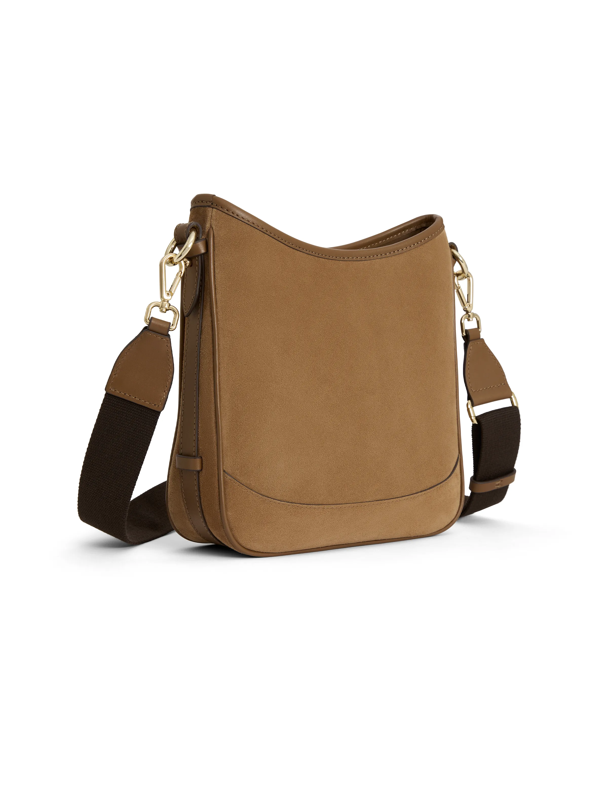Dartmoor Messenger Bag - Tan Suede - Image 3