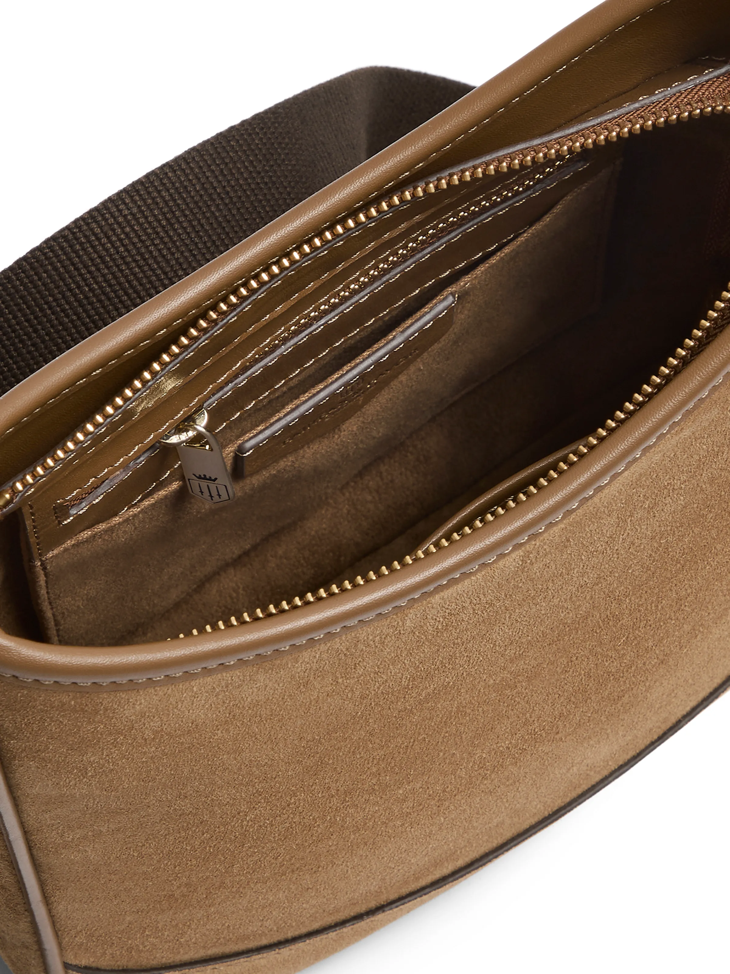 Dartmoor Messenger Bag - Tan Suede - Image 5