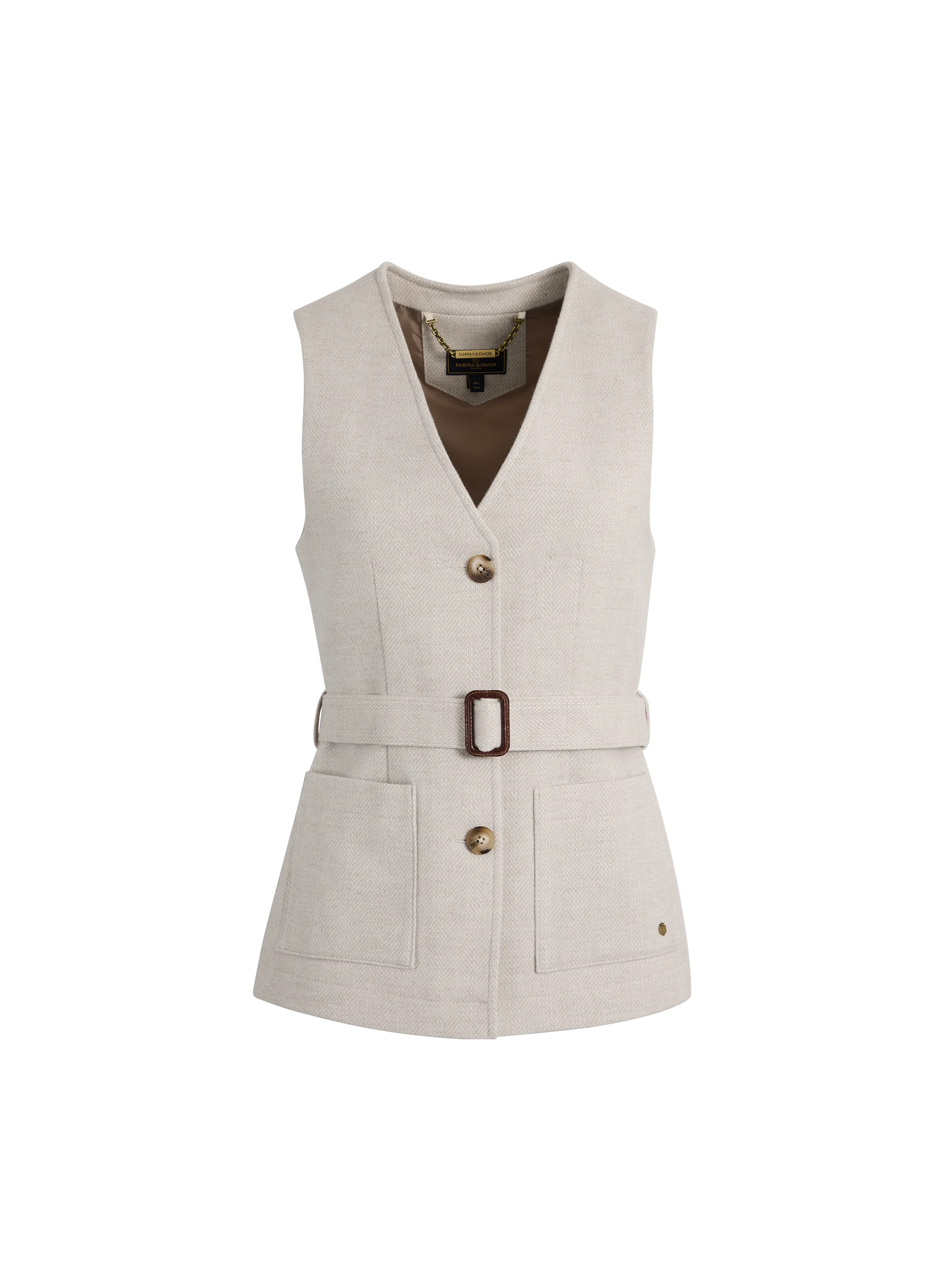 Etta Waistcoat - Ecru - Image 2