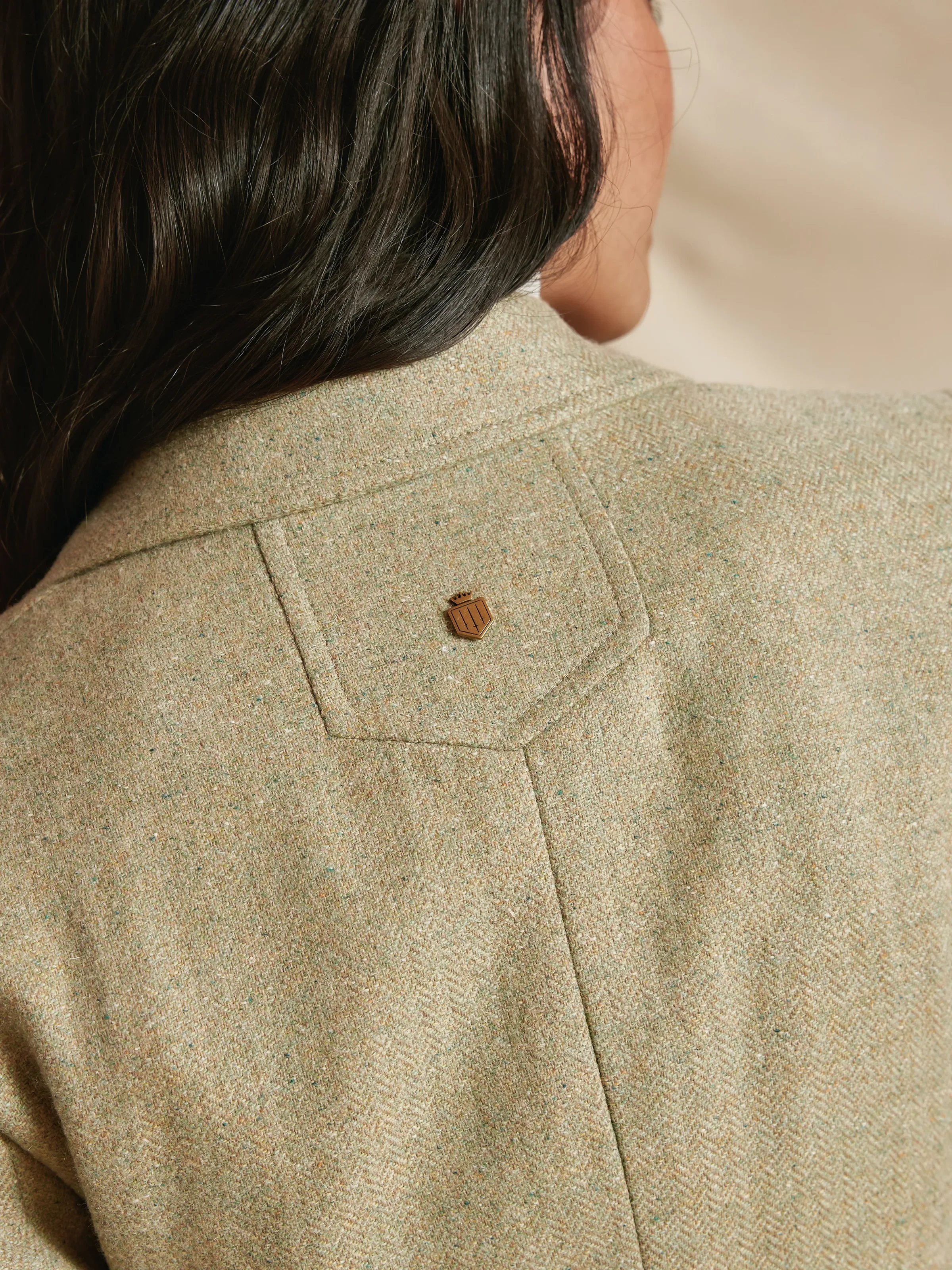 Fern - Meadow Green Herringbone - Image 4
