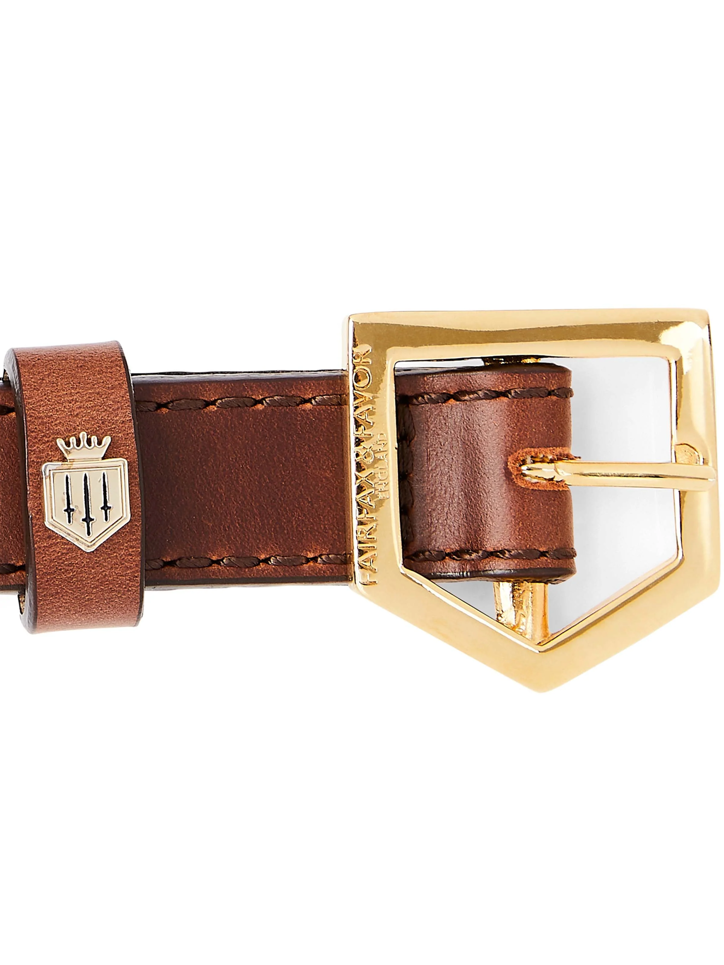 Fitzroy Dog Collar - Tan Leather - Image 3