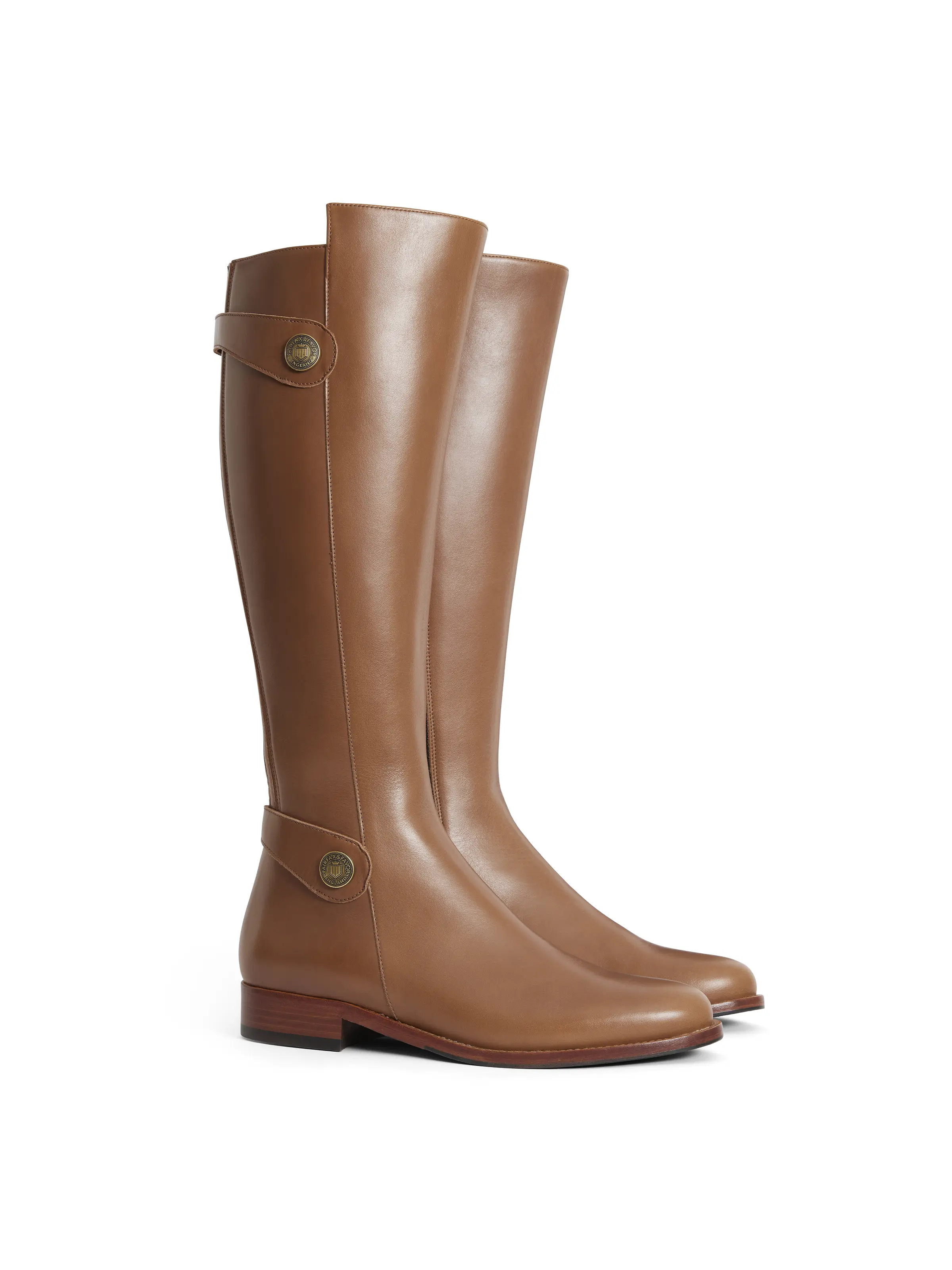 Flat Upton - Tan Leather - Image 2