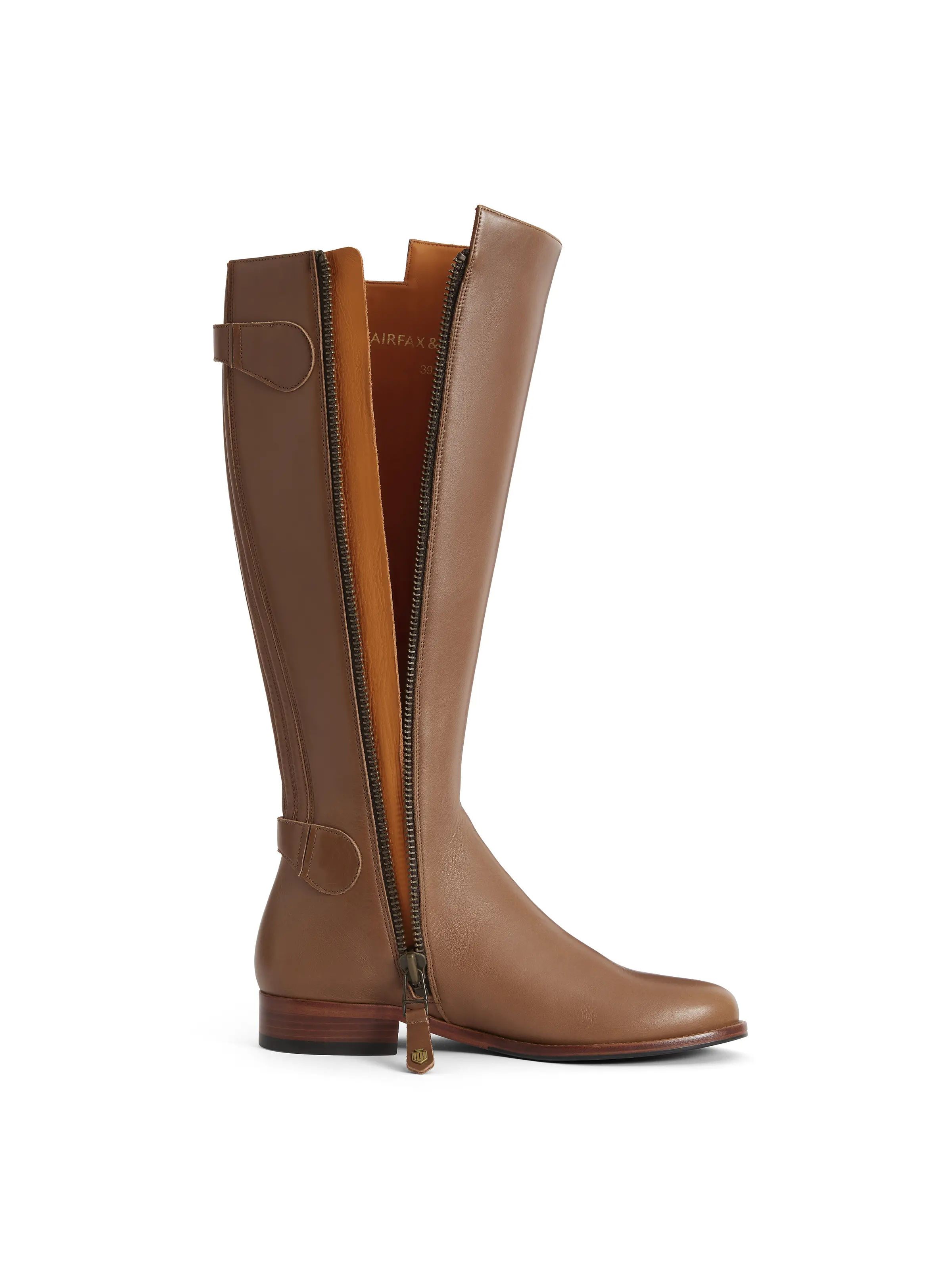 Flat Upton - Tan Leather - Image 3