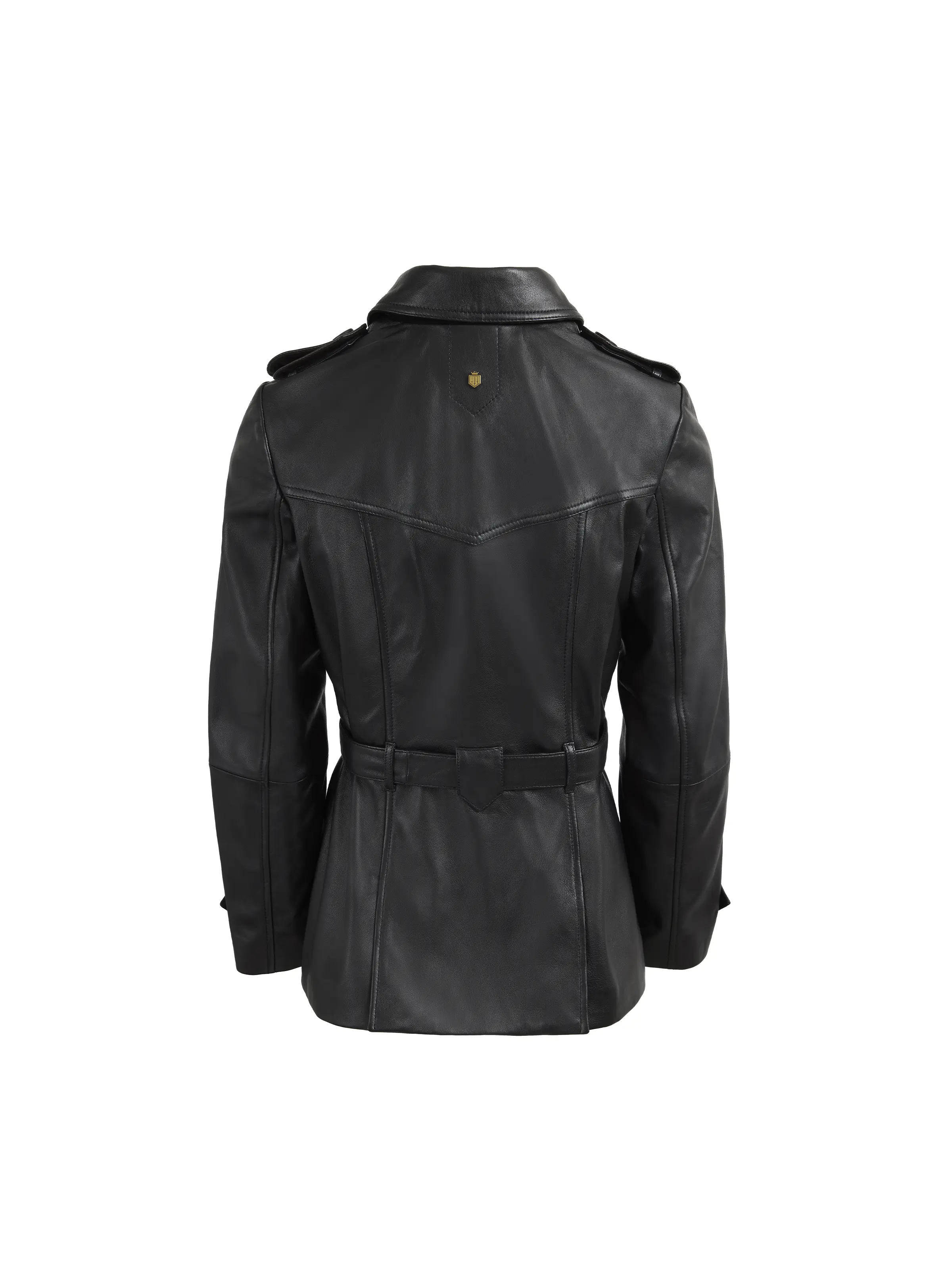 Frances Jacket - Black Leather - Image 3