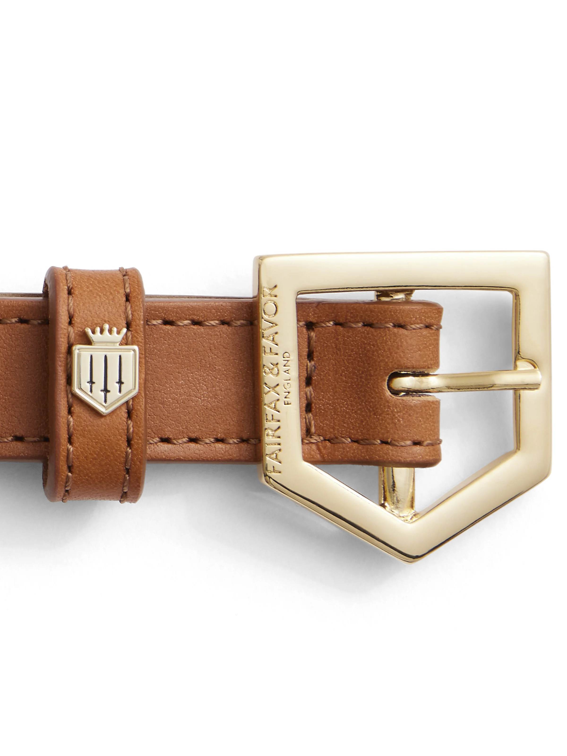 Hampton Dog Collar - Tan Leather & Plum Suede - Image 3