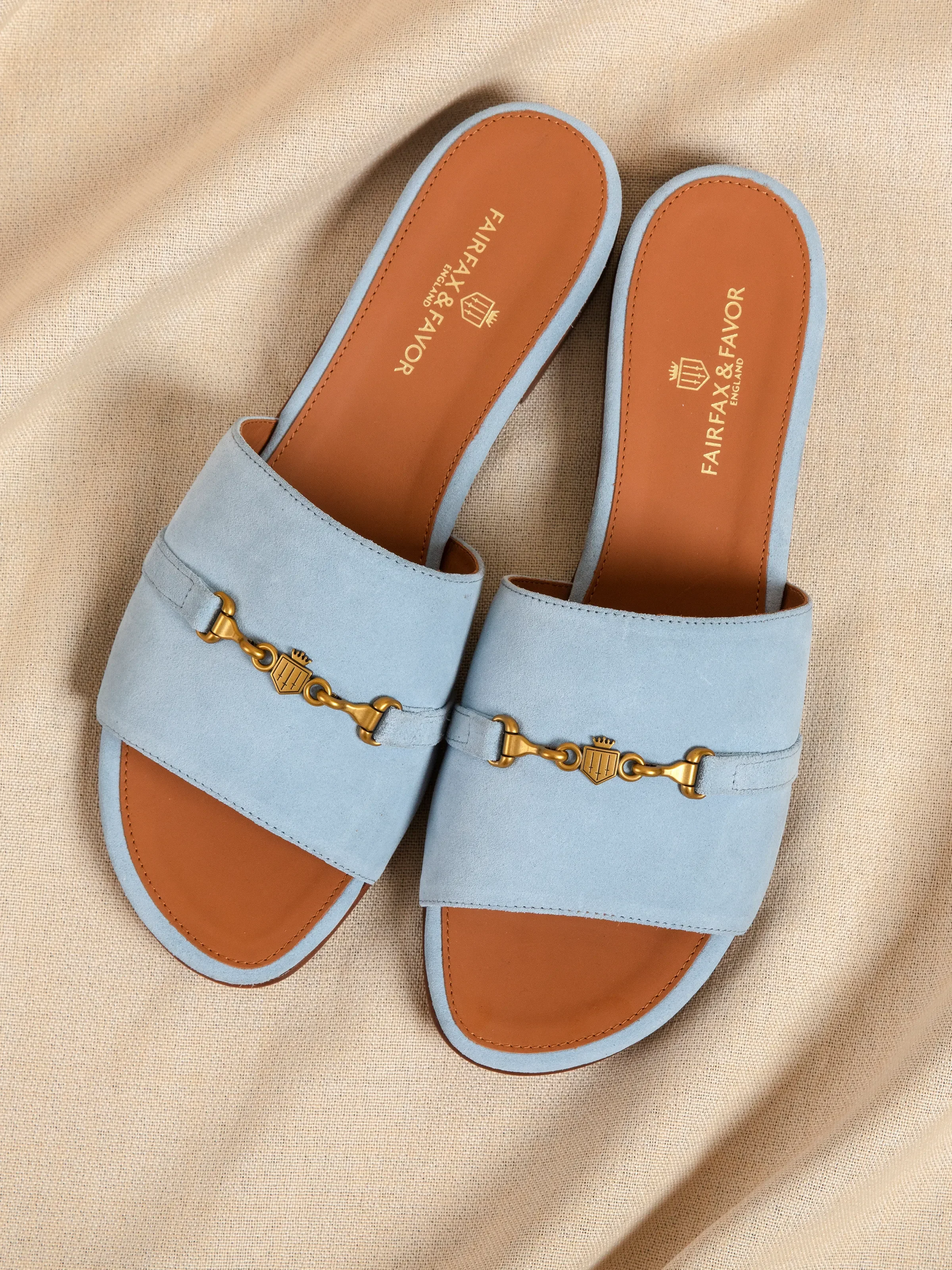 Heacham Sandal - Sky Blue Suede - Image 6