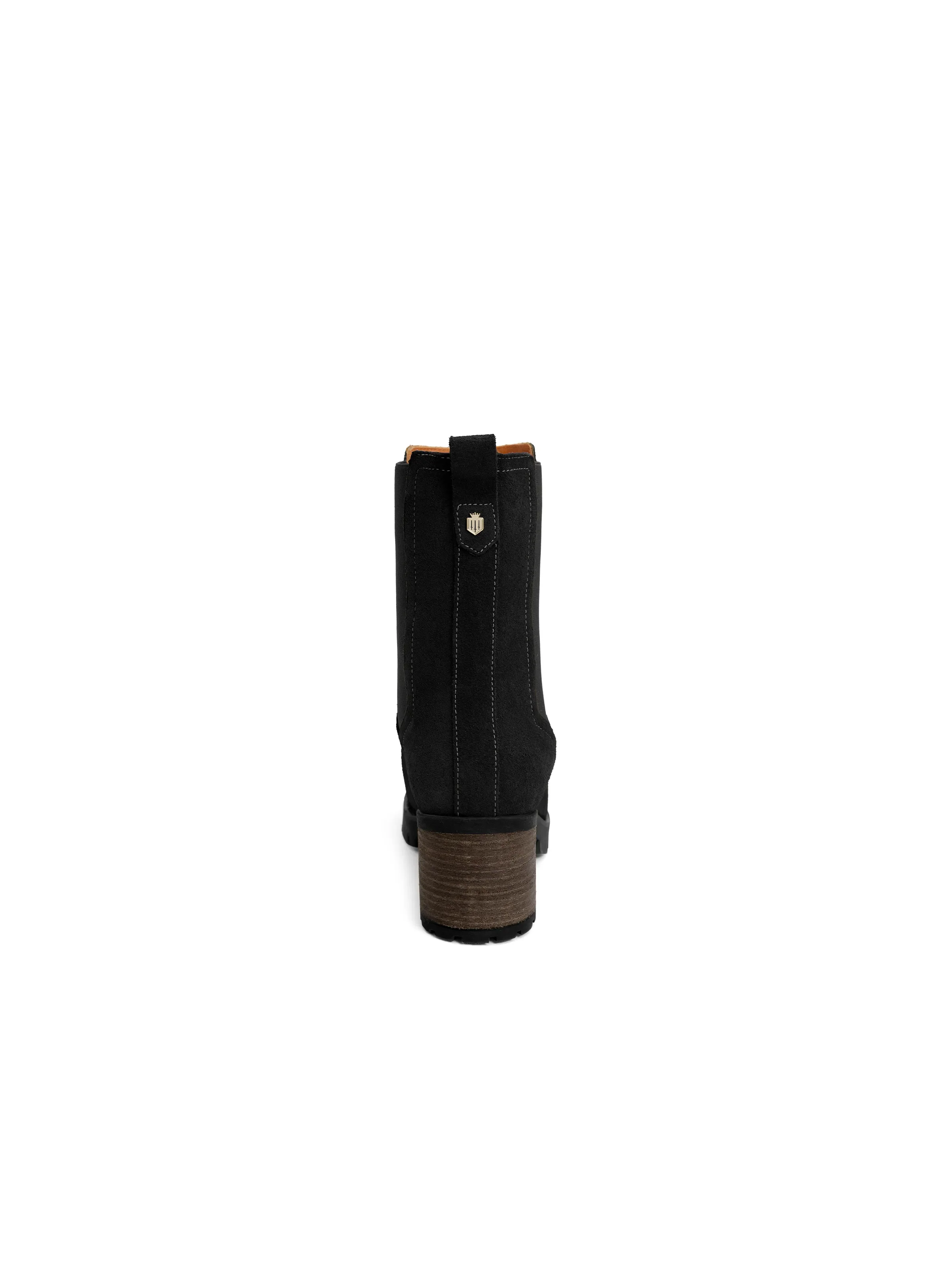Heeled Boudica - Black Suede - Image 4