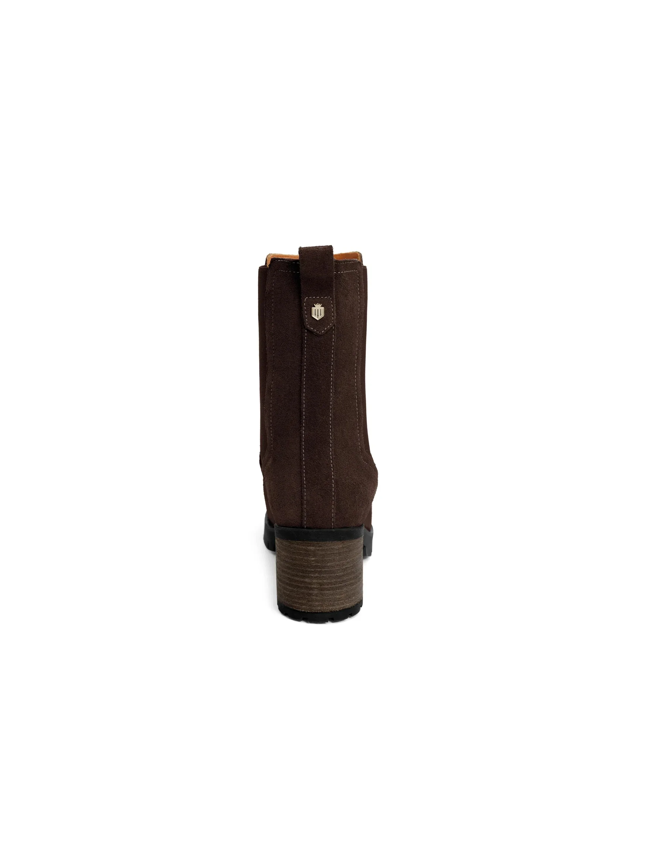 Heeled Boudica - Chocolate Suede - Image 4