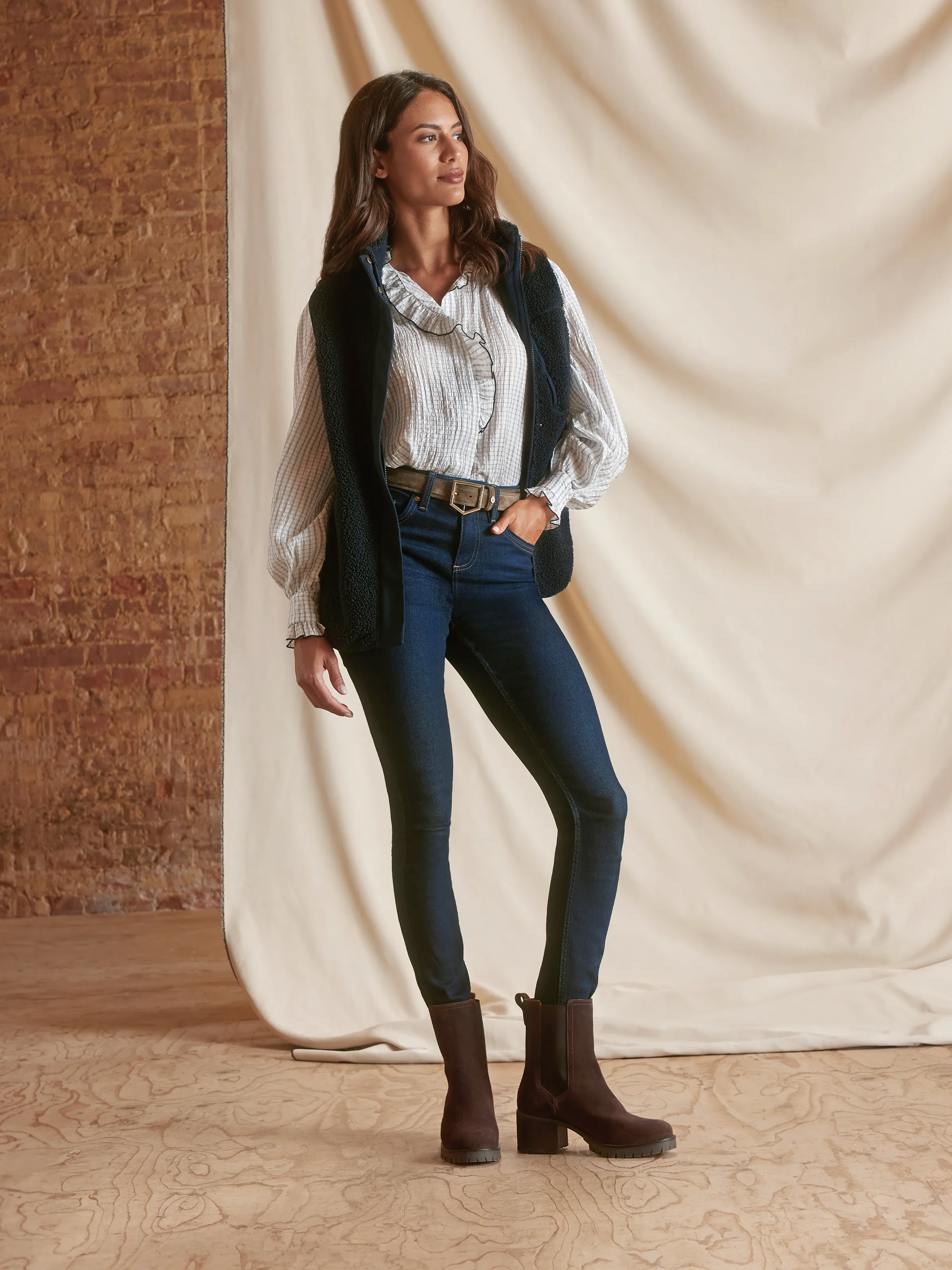 Heeled Boudica - Chocolate Suede - Image 7