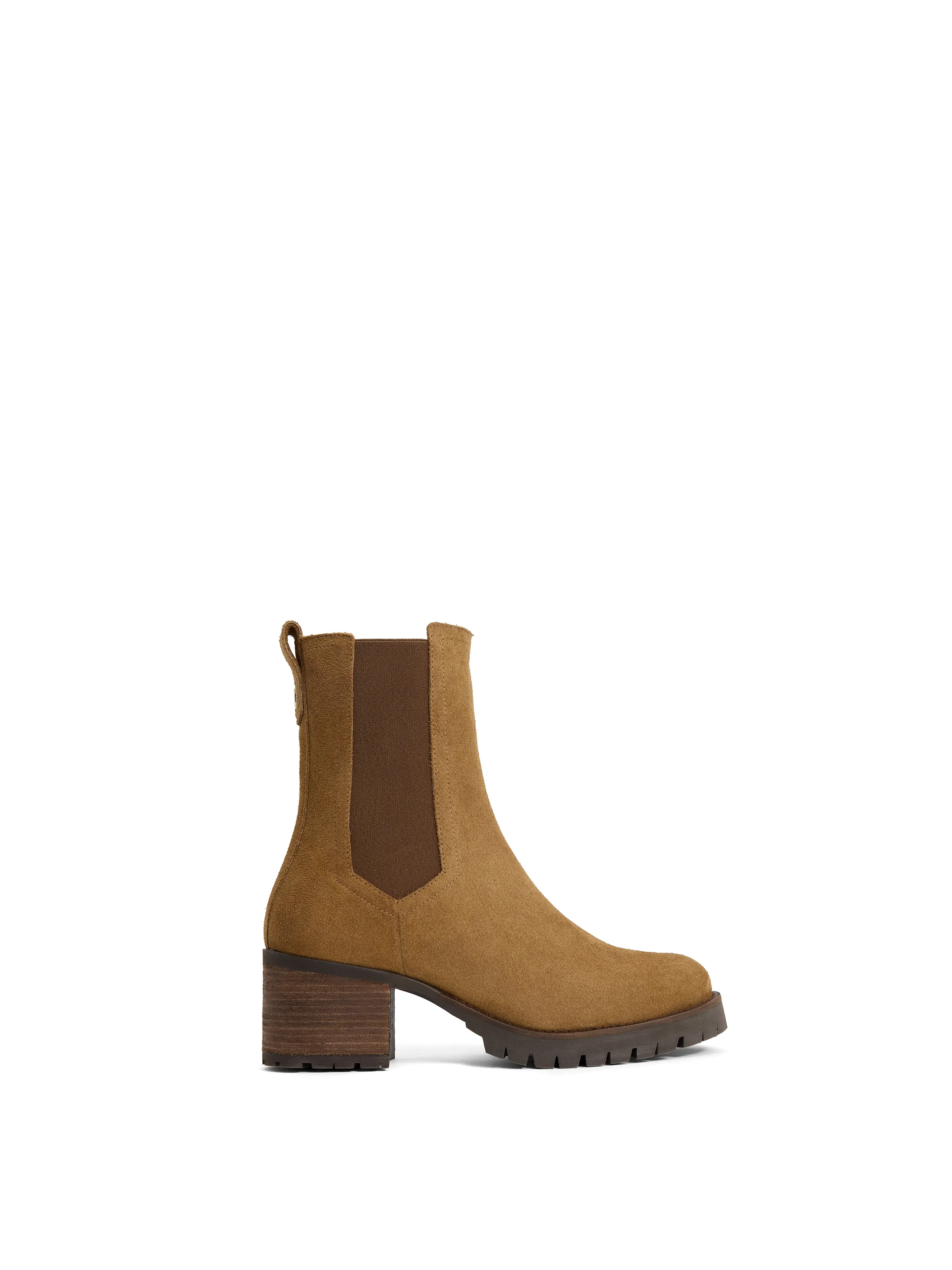 Heeled Boudica - Tan Suede - Image 2