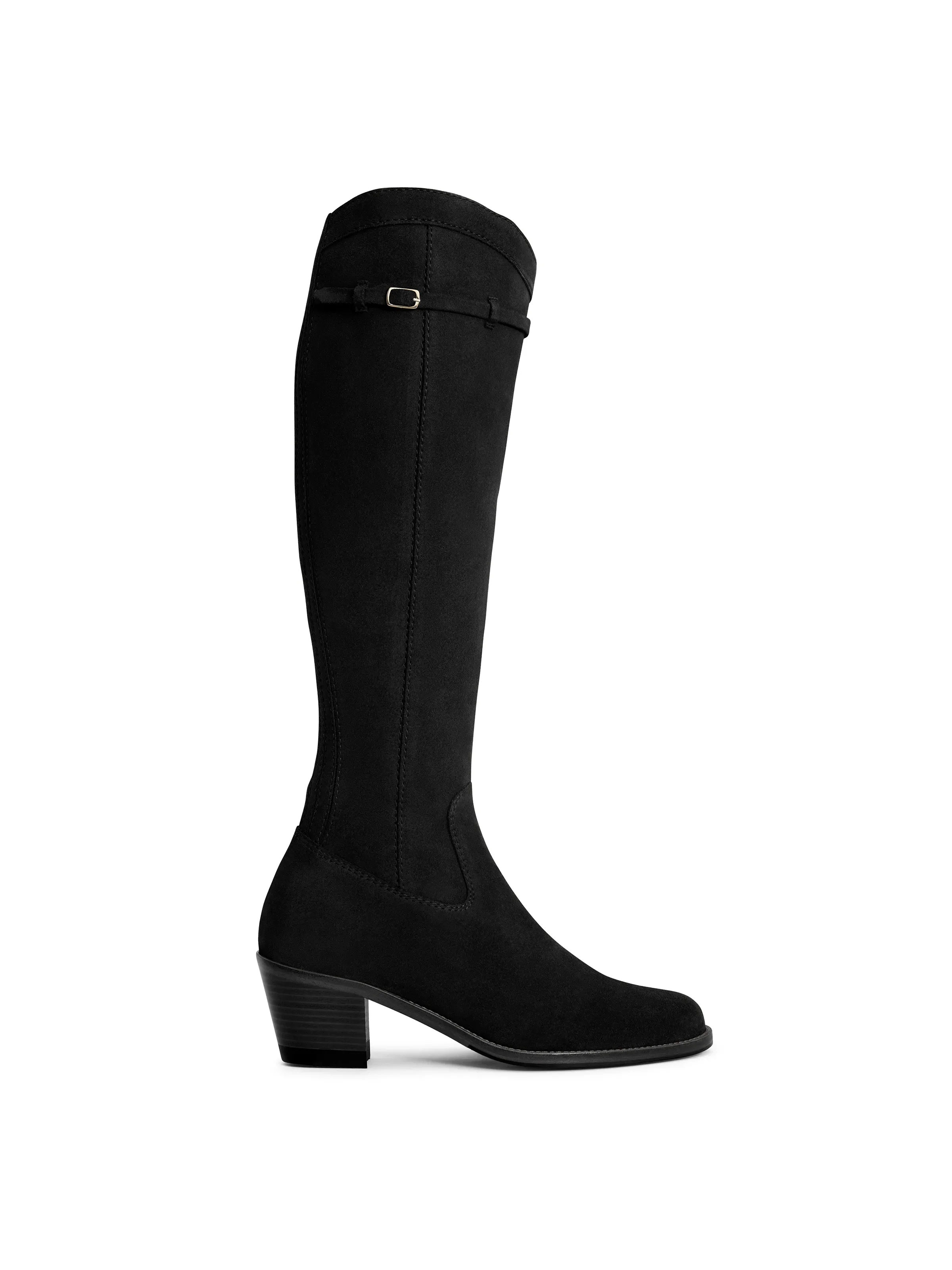 Heeled Kimberley - Black Suede - Image 2