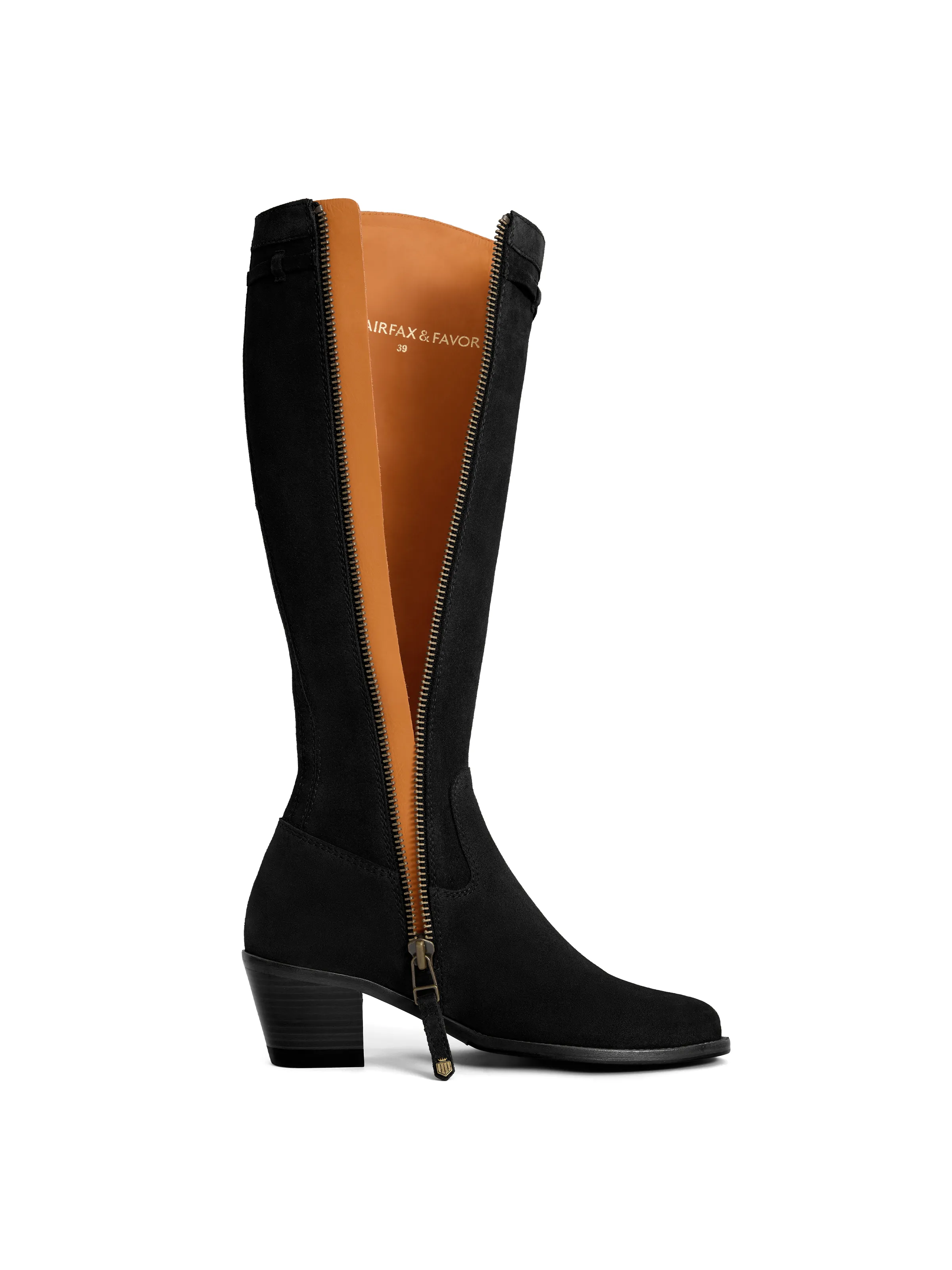 Heeled Kimberley - Black Suede - Image 4