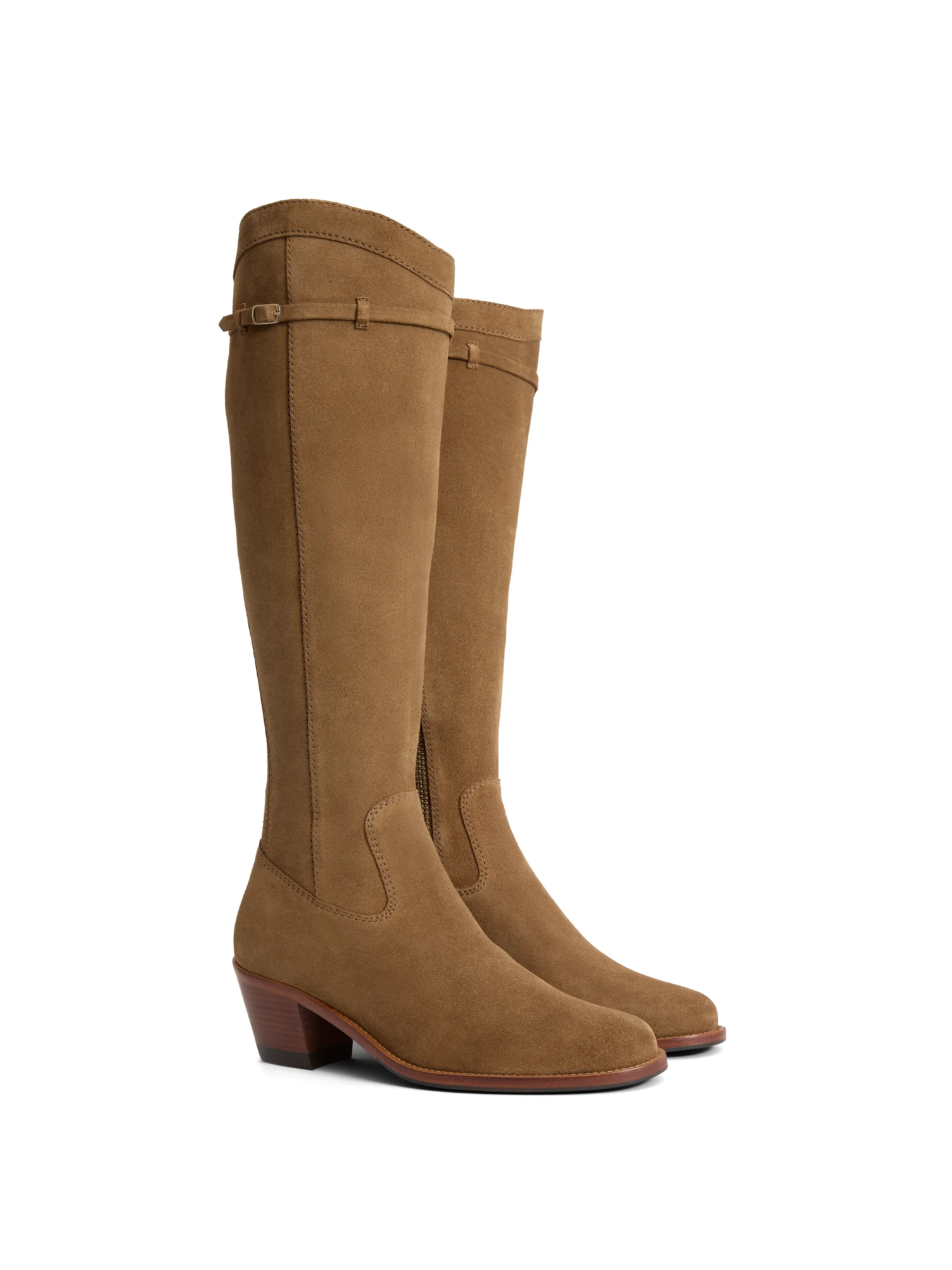 Heeled Kimberley - Tan Suede - Image 3