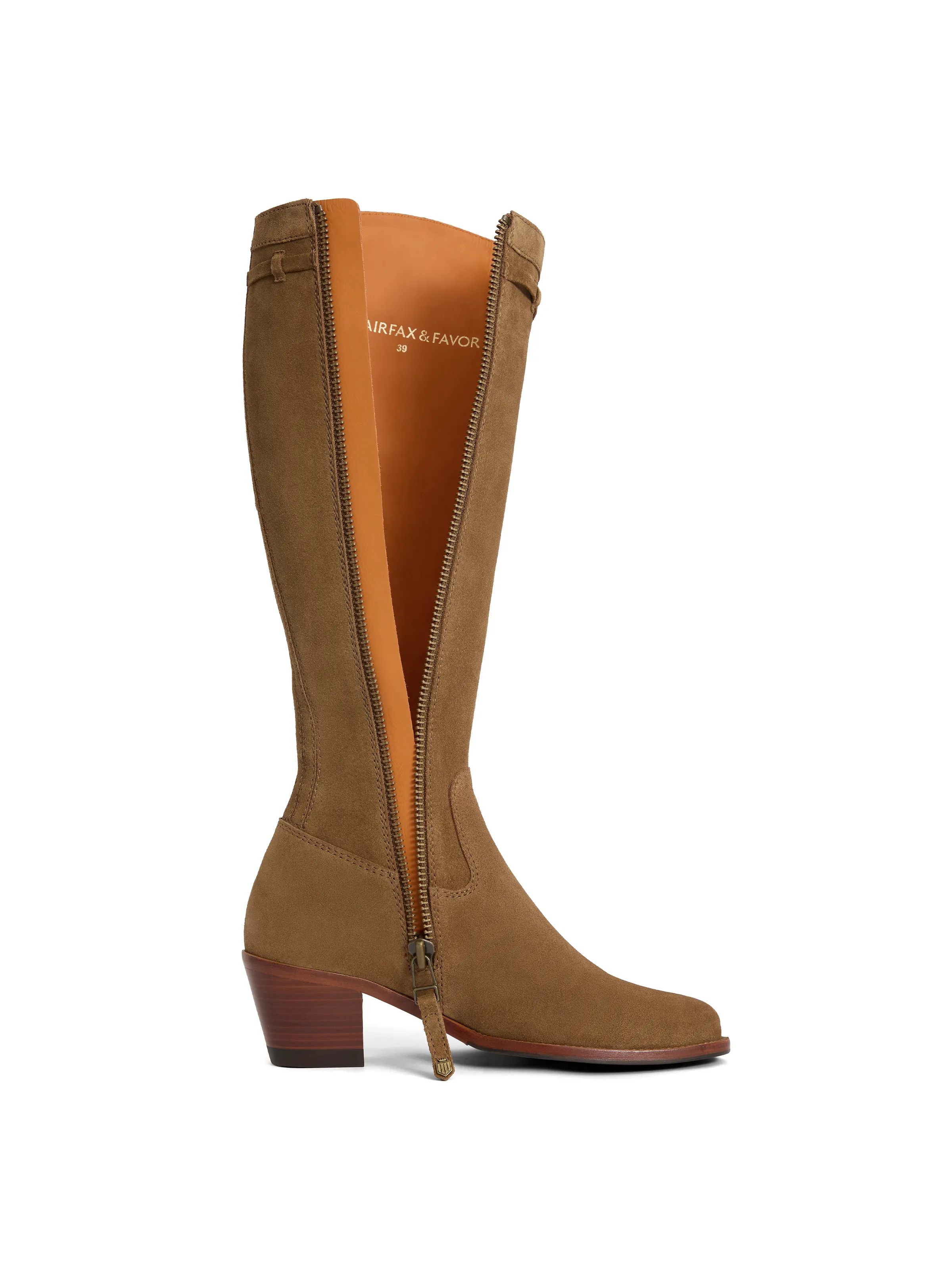 Heeled Kimberley - Tan Suede - Image 4