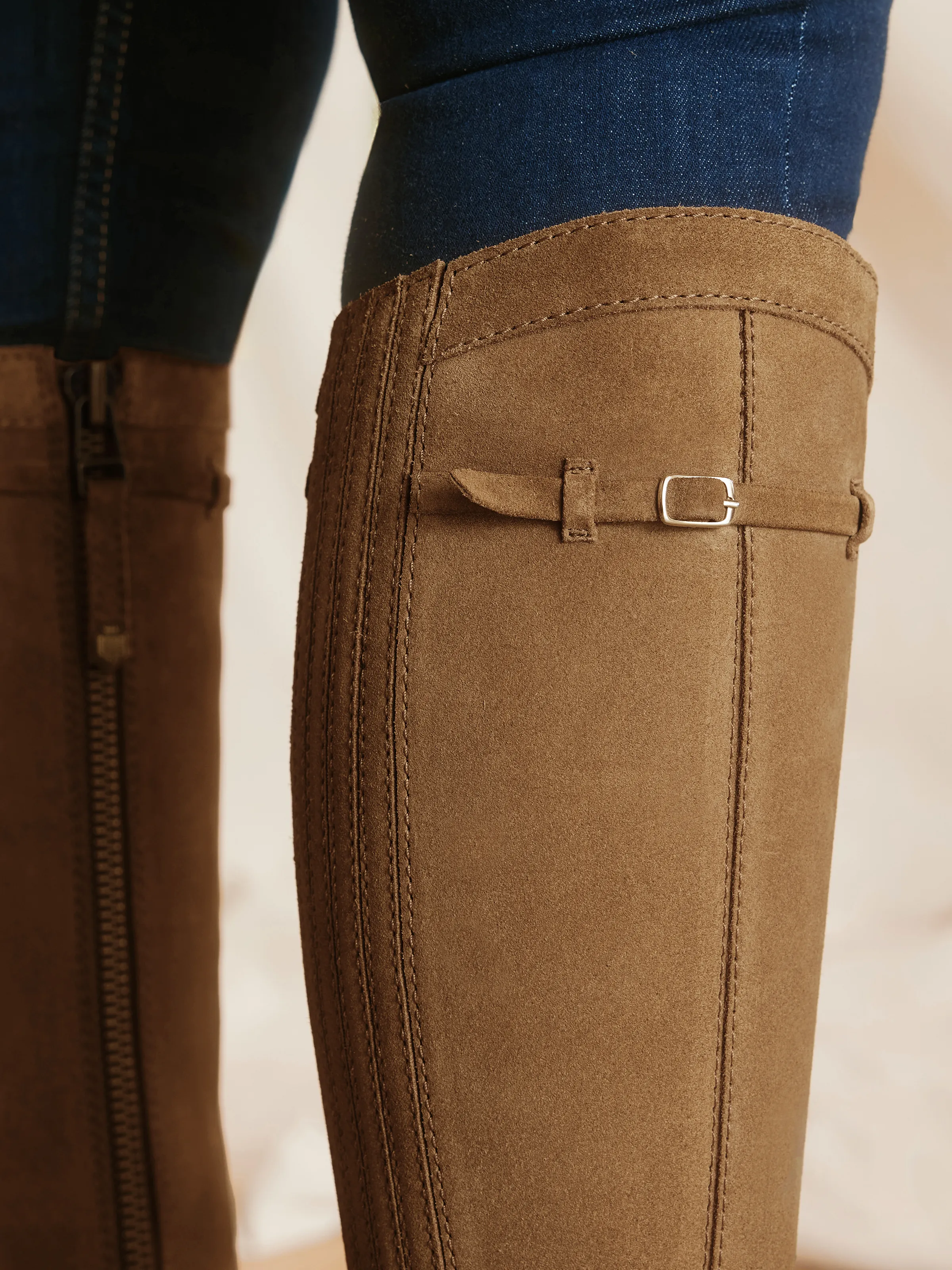 Heeled Kimberley - Tan Suede - Image 8