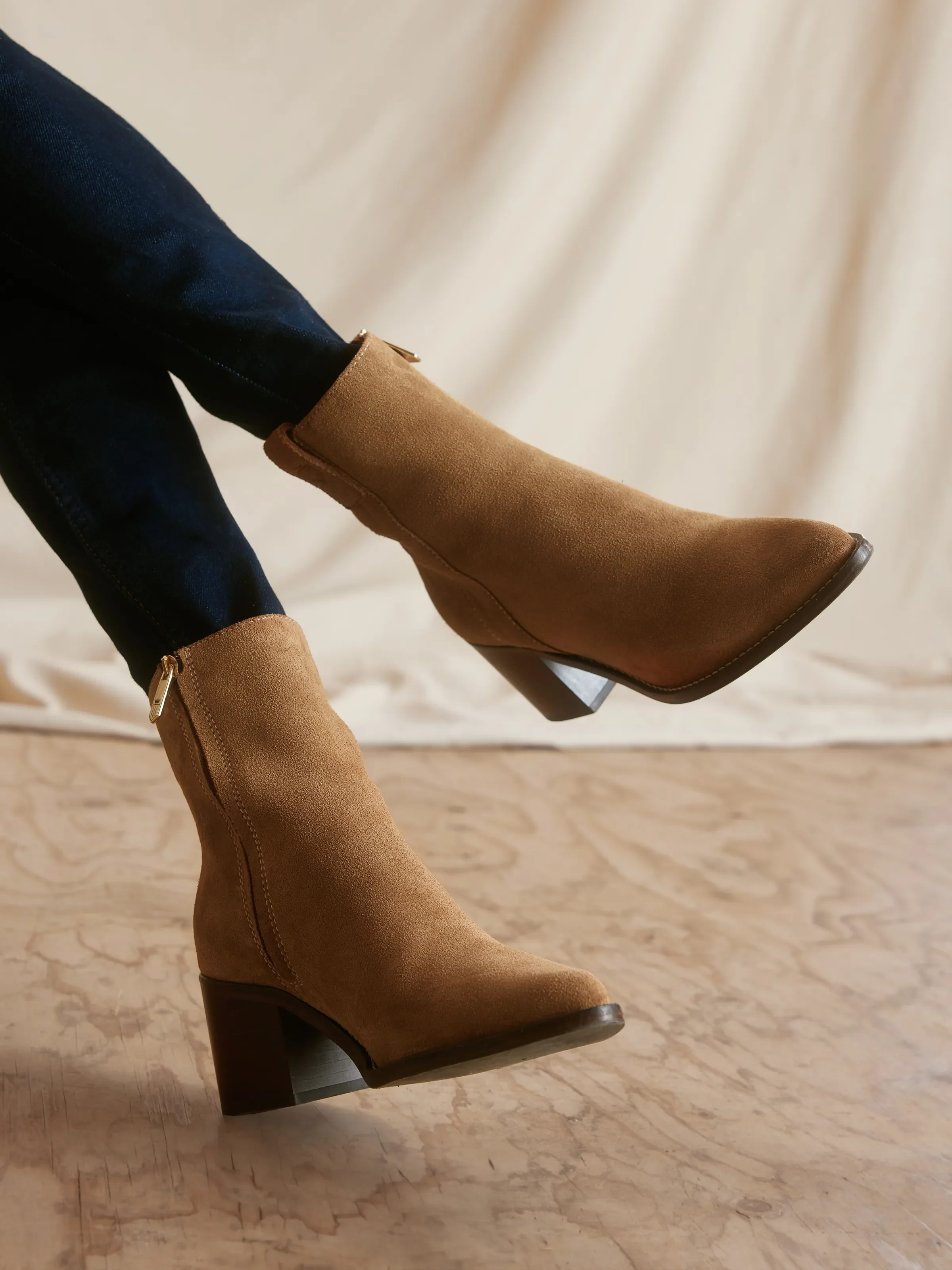 Heeled Ludlow - Tan Suede - Image 2