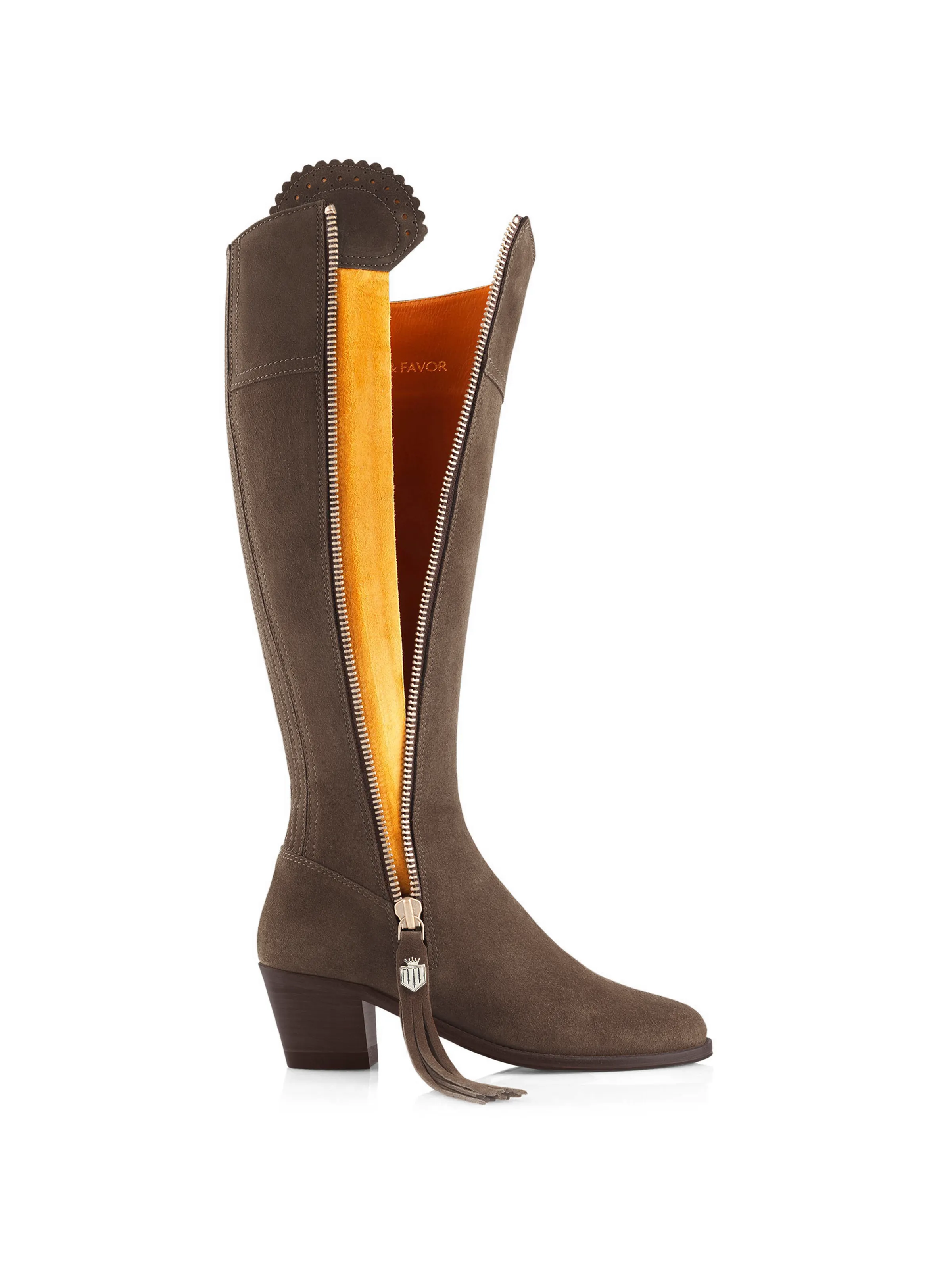 Heeled Regina (Regular Fit) - Fog Suede - Image 4