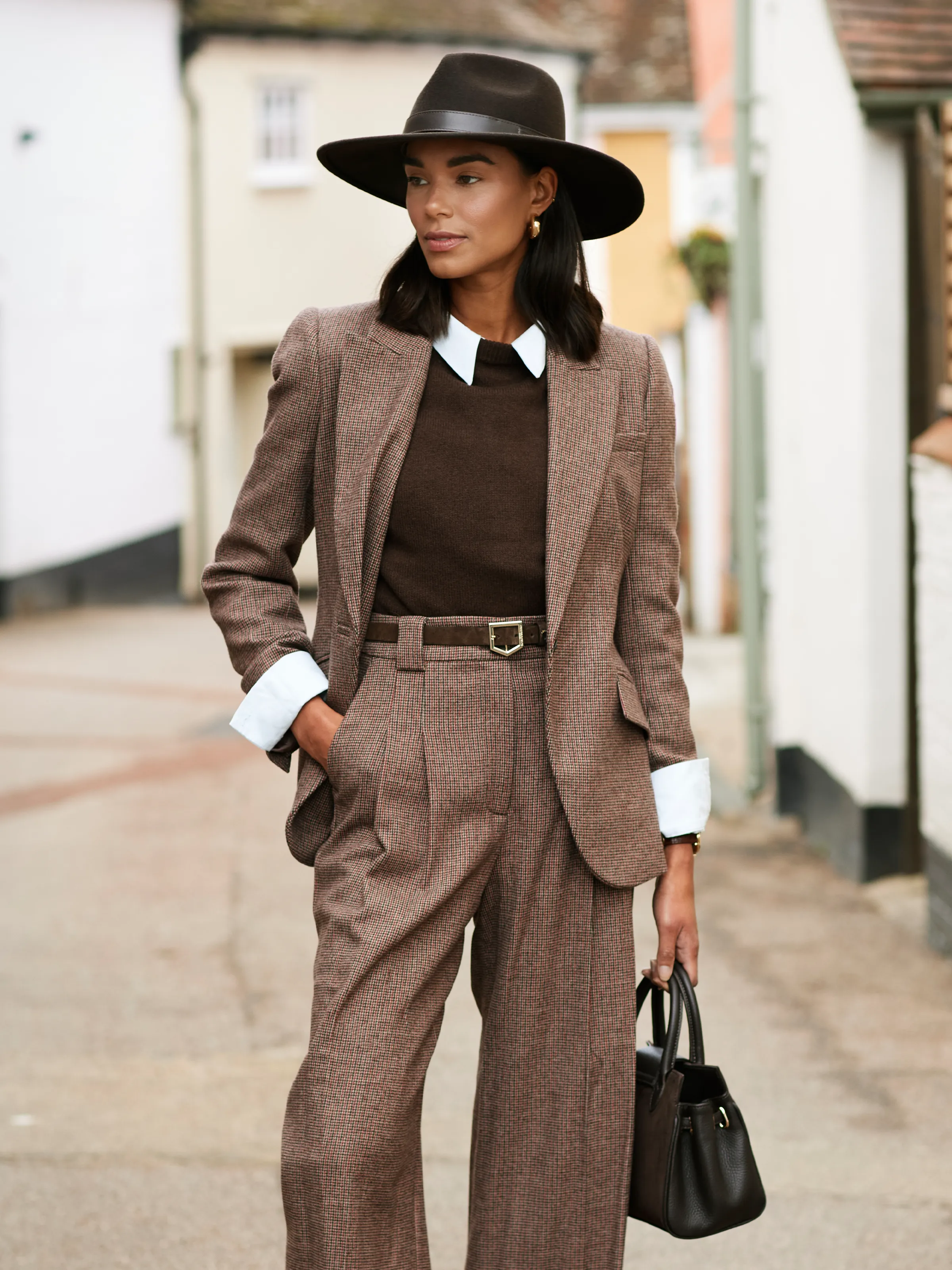 Hicks & Brown Halesworth - Wool Fedora Brown - Image 6