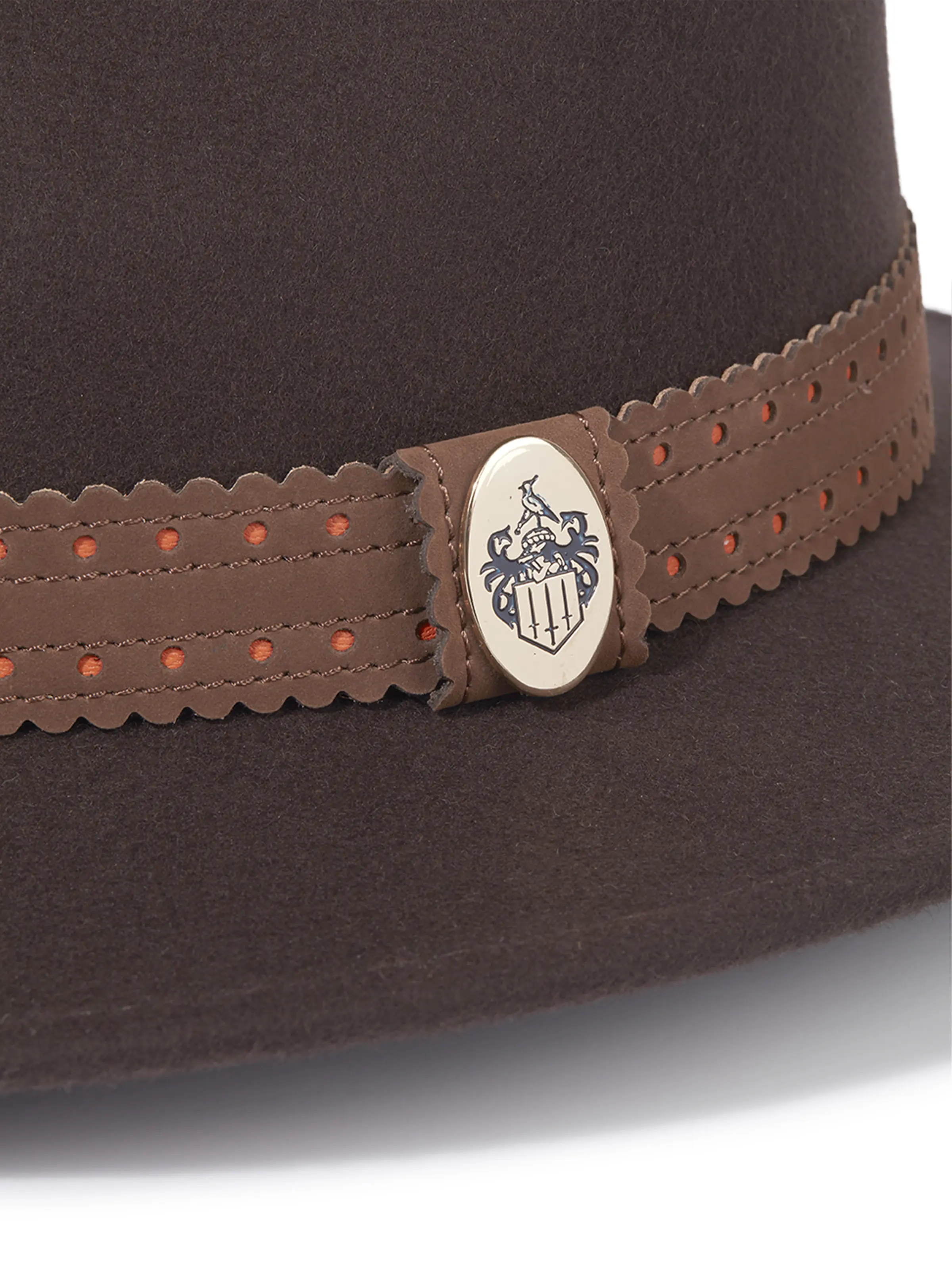 Hicks & Brown Waveney - Wool Fedora Brown - Image 5