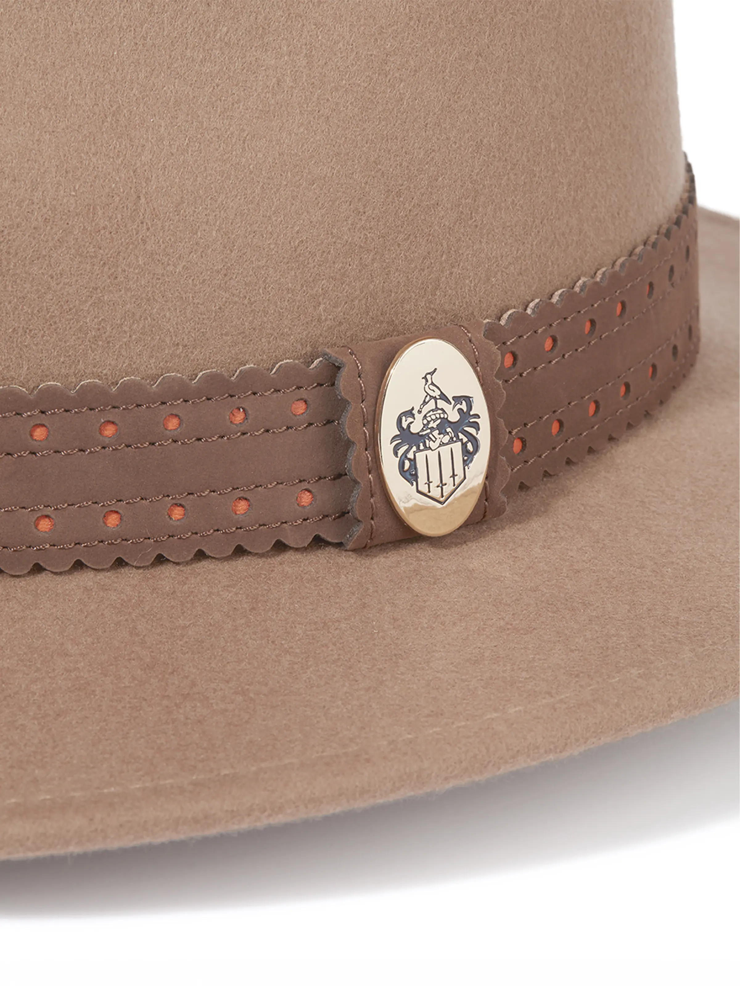 Hicks & Brown Waveney - Wool Fedora Camel - Image 5
