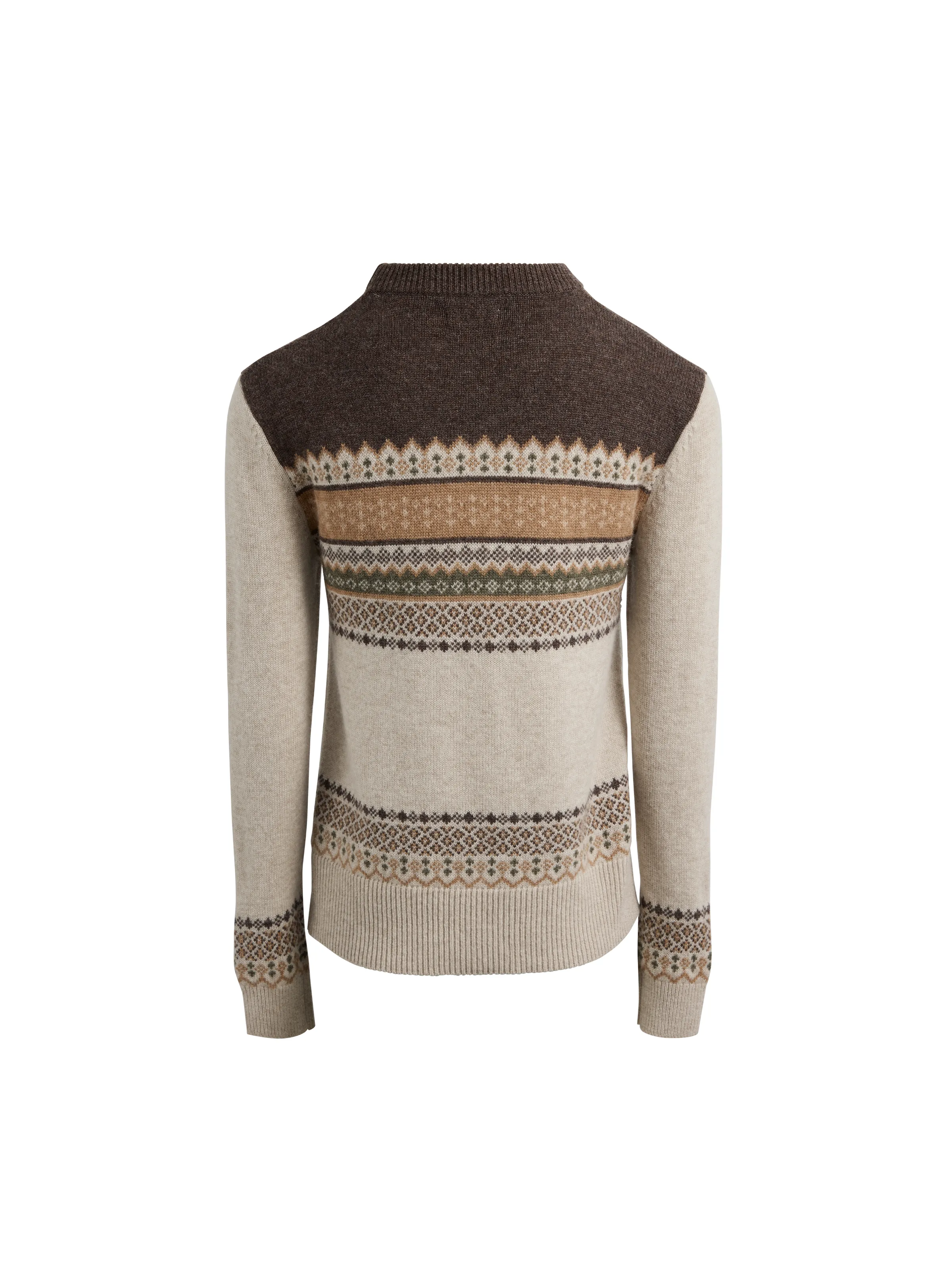 Holly Fairisle Jumper - Oatmeal - Image 3