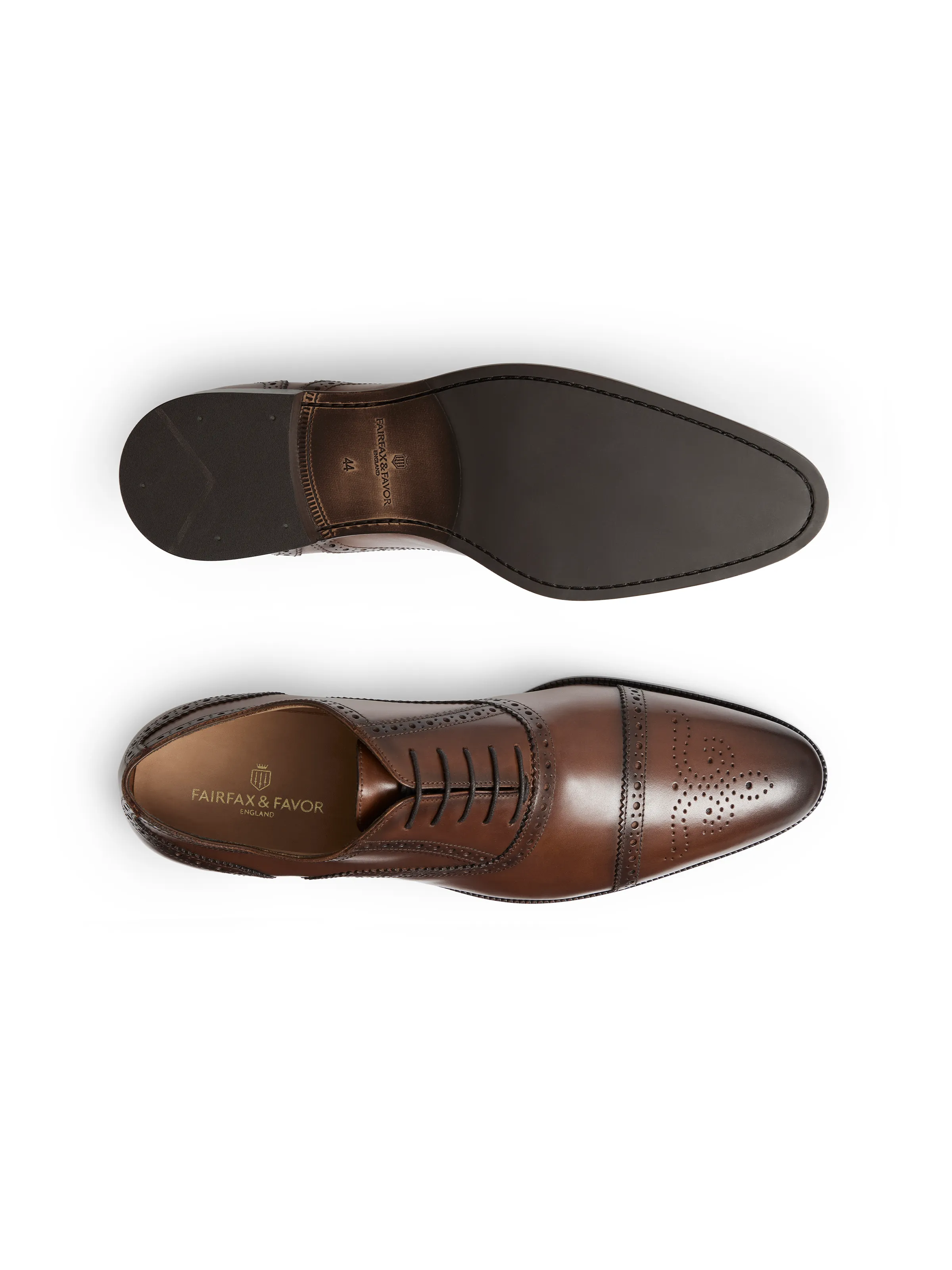 Houghton - Burnished Dark Tan Leather - Image 4