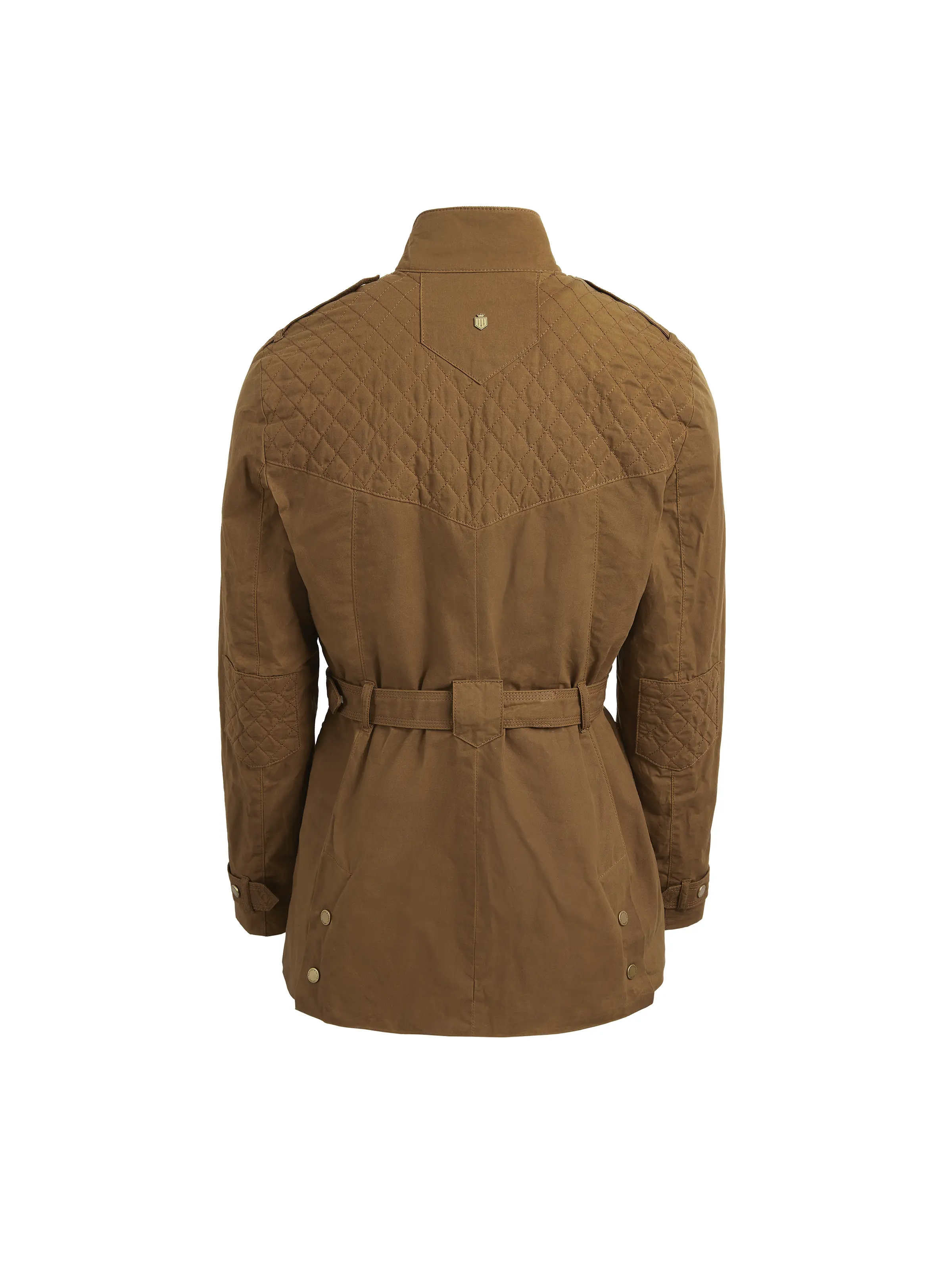 Ivy Quilted Wax Jacket - Breen - Image 3