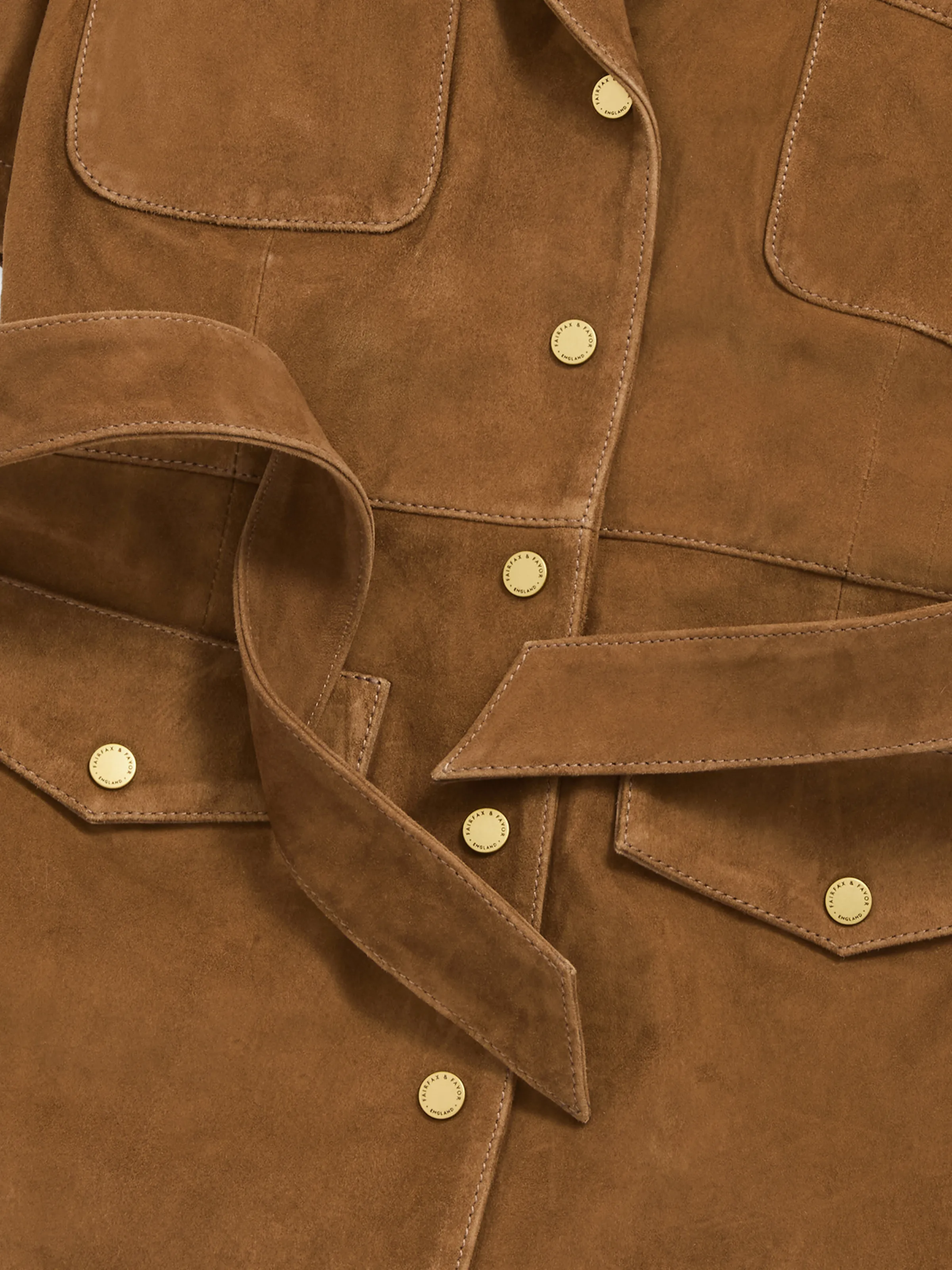 Jessie Top - Dark Tan Suede - Image 7