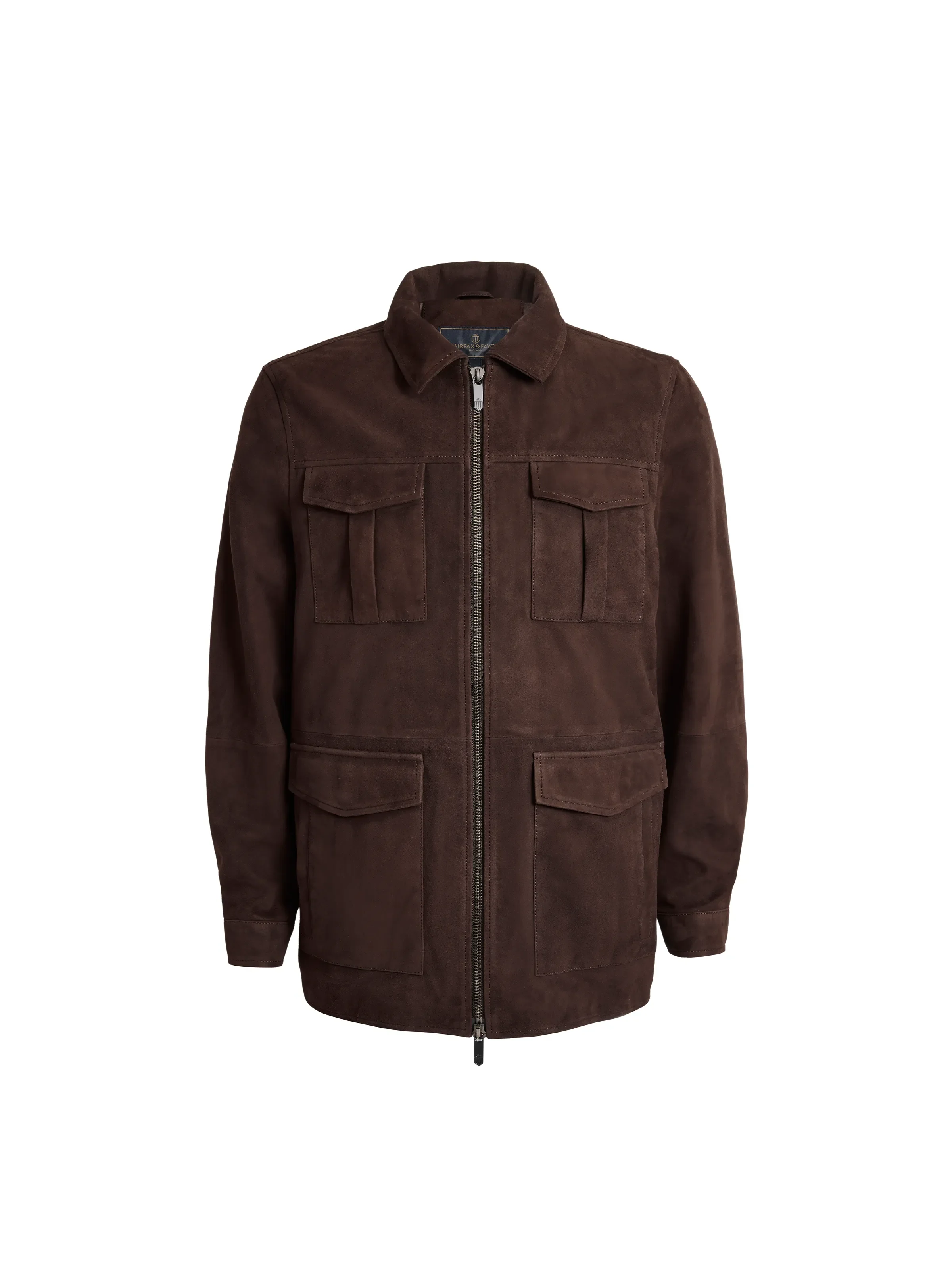 Jude Jacket - Chocolate Suede - Image 2
